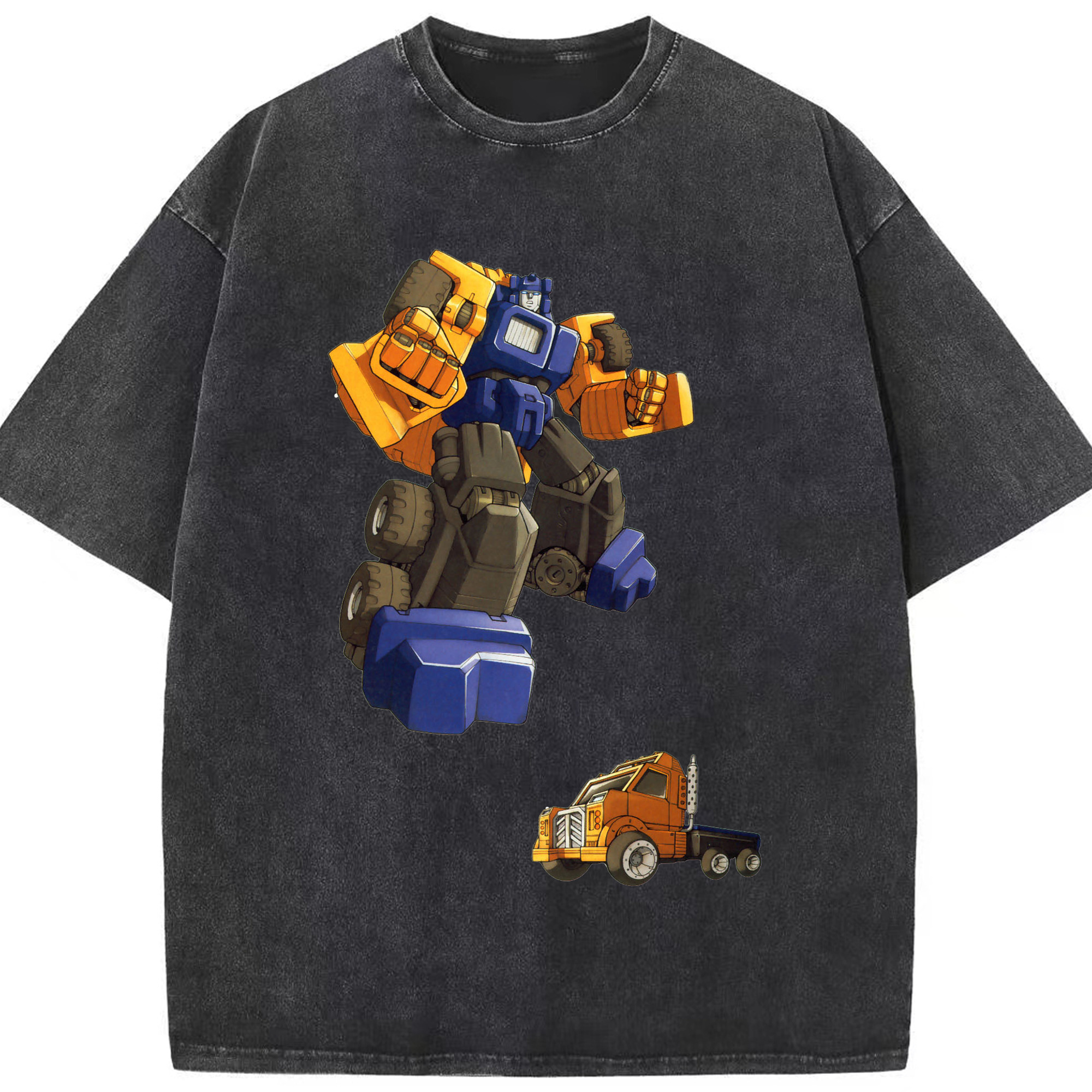 （画像用）  綿100% ヴィンテージ風 半袖Tシャツ（フロントプリント）