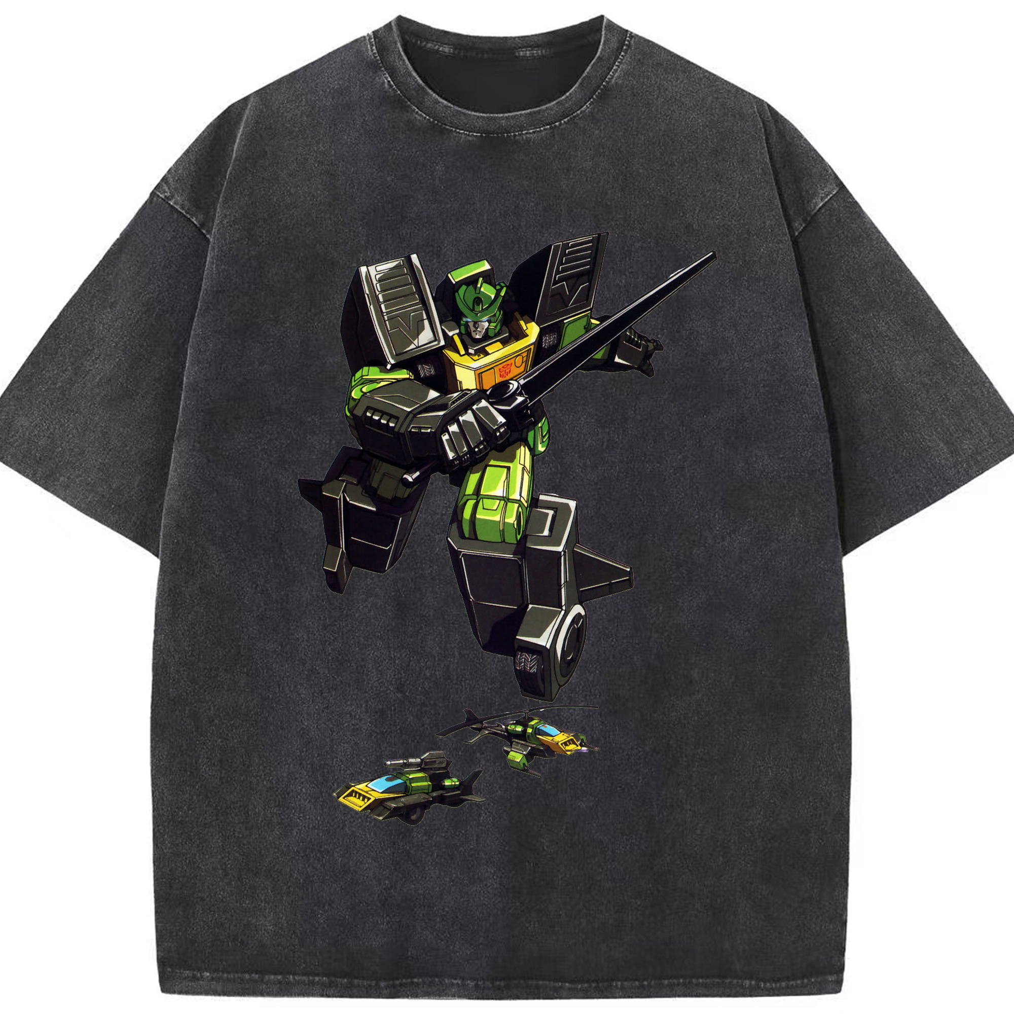 （画像用）  綿100% ヴィンテージ風 半袖Tシャツ（フロントプリント）