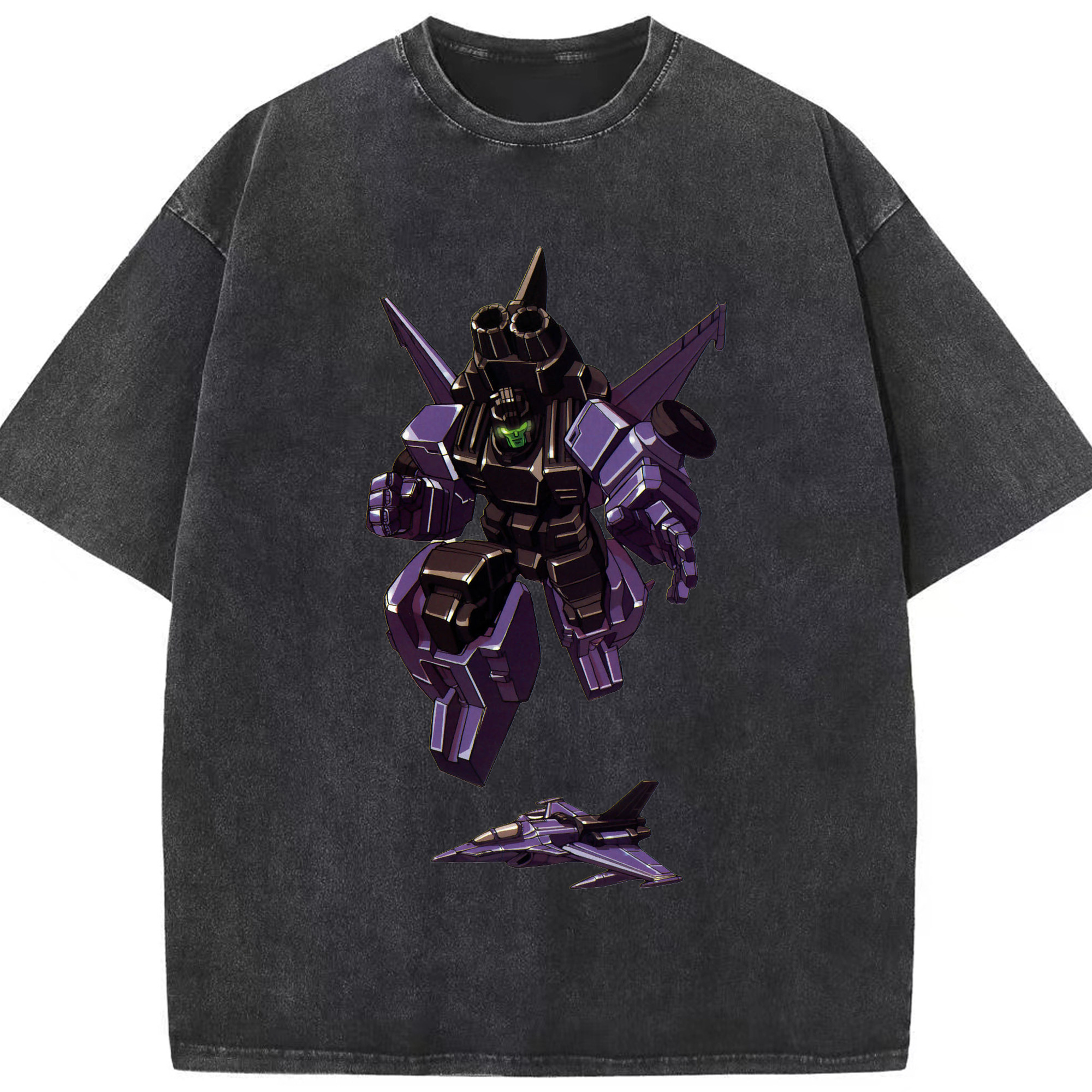 （画像用）  綿100% ヴィンテージ風 半袖Tシャツ（フロントプリント）