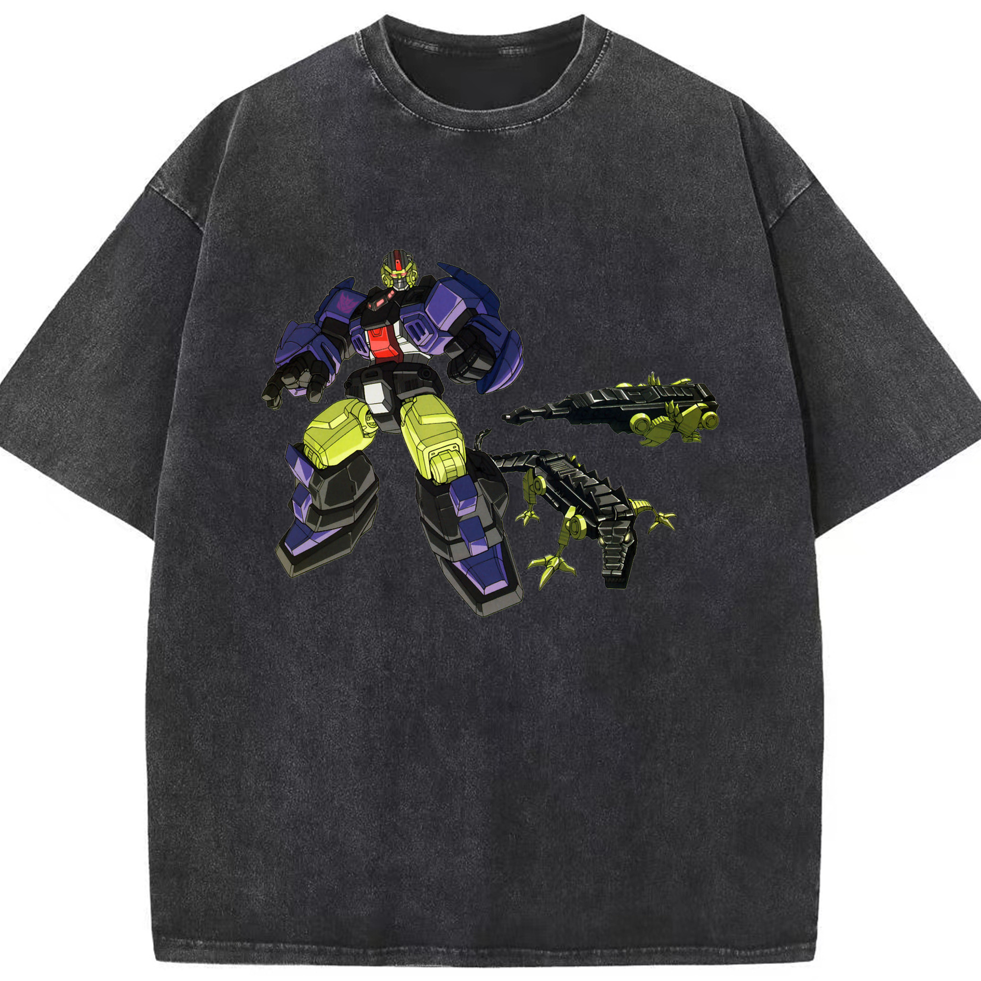 （画像用）  綿100% ヴィンテージ風 半袖Tシャツ（フロントプリント）