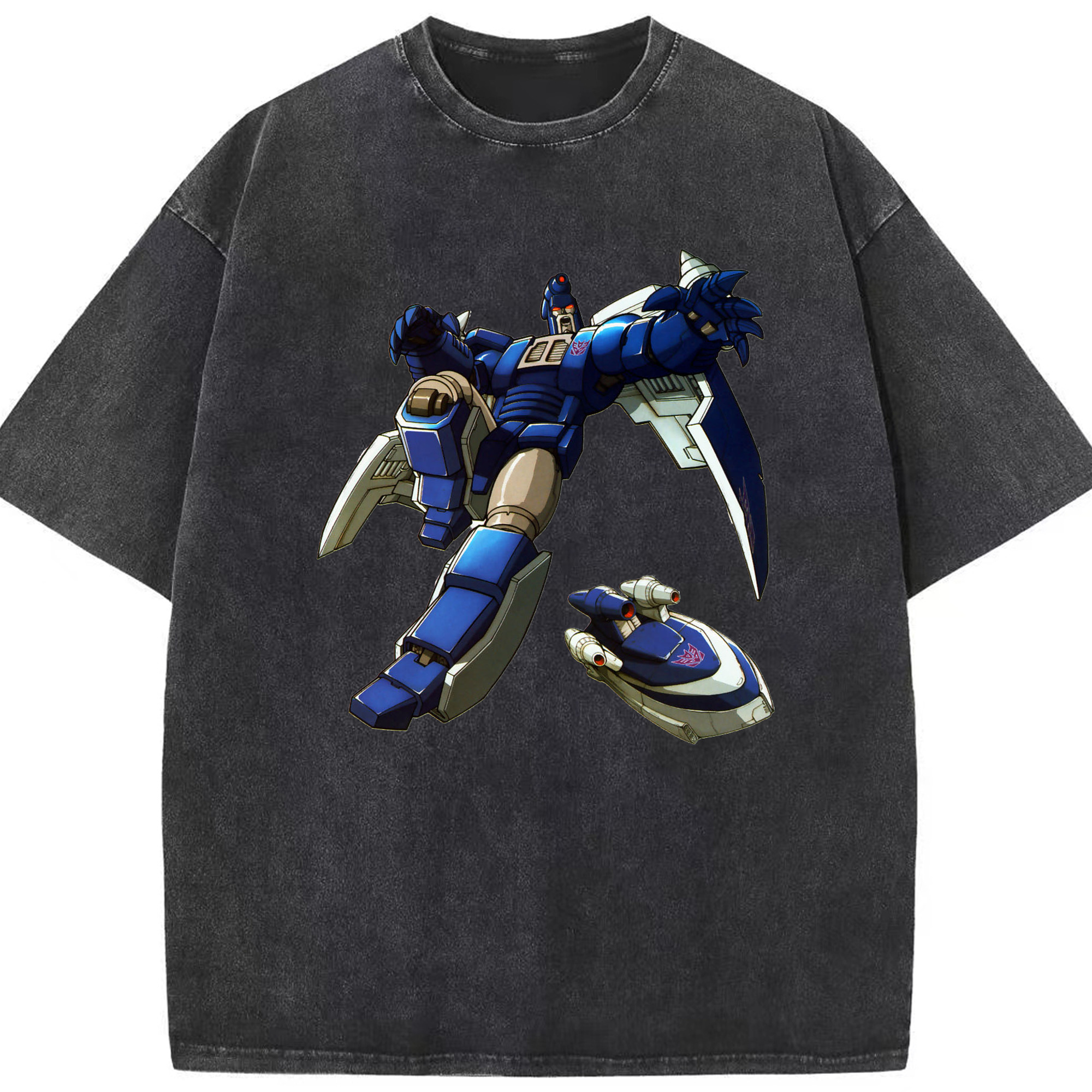 （画像用）  綿100% ヴィンテージ風 半袖Tシャツ（フロントプリント）