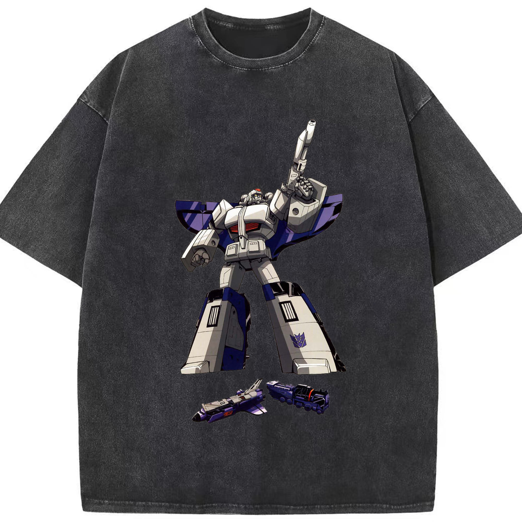 （画像用）  綿100% ヴィンテージ風 半袖Tシャツ（フロントプリント）