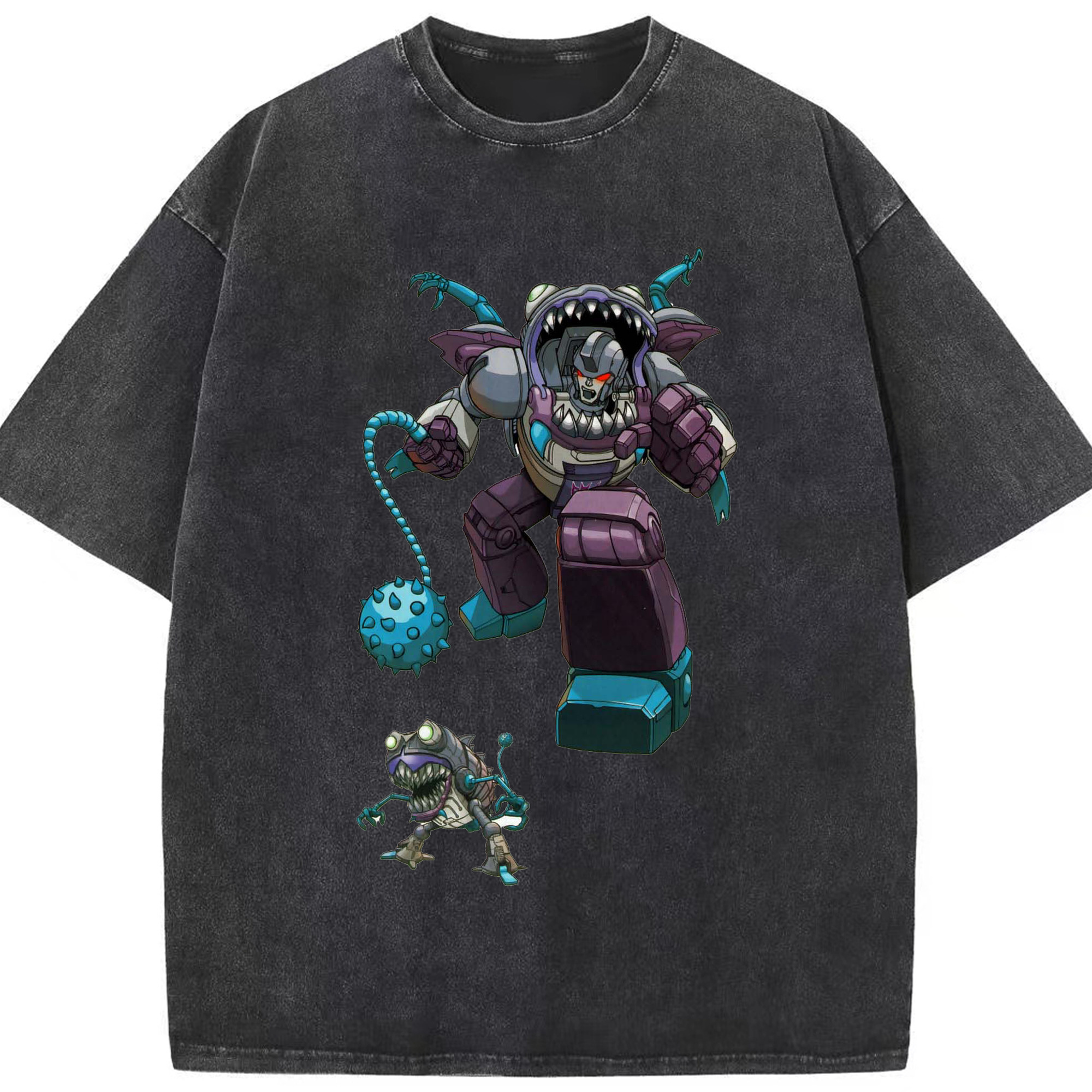 （画像用）  綿100% ヴィンテージ風 半袖Tシャツ（フロントプリント）