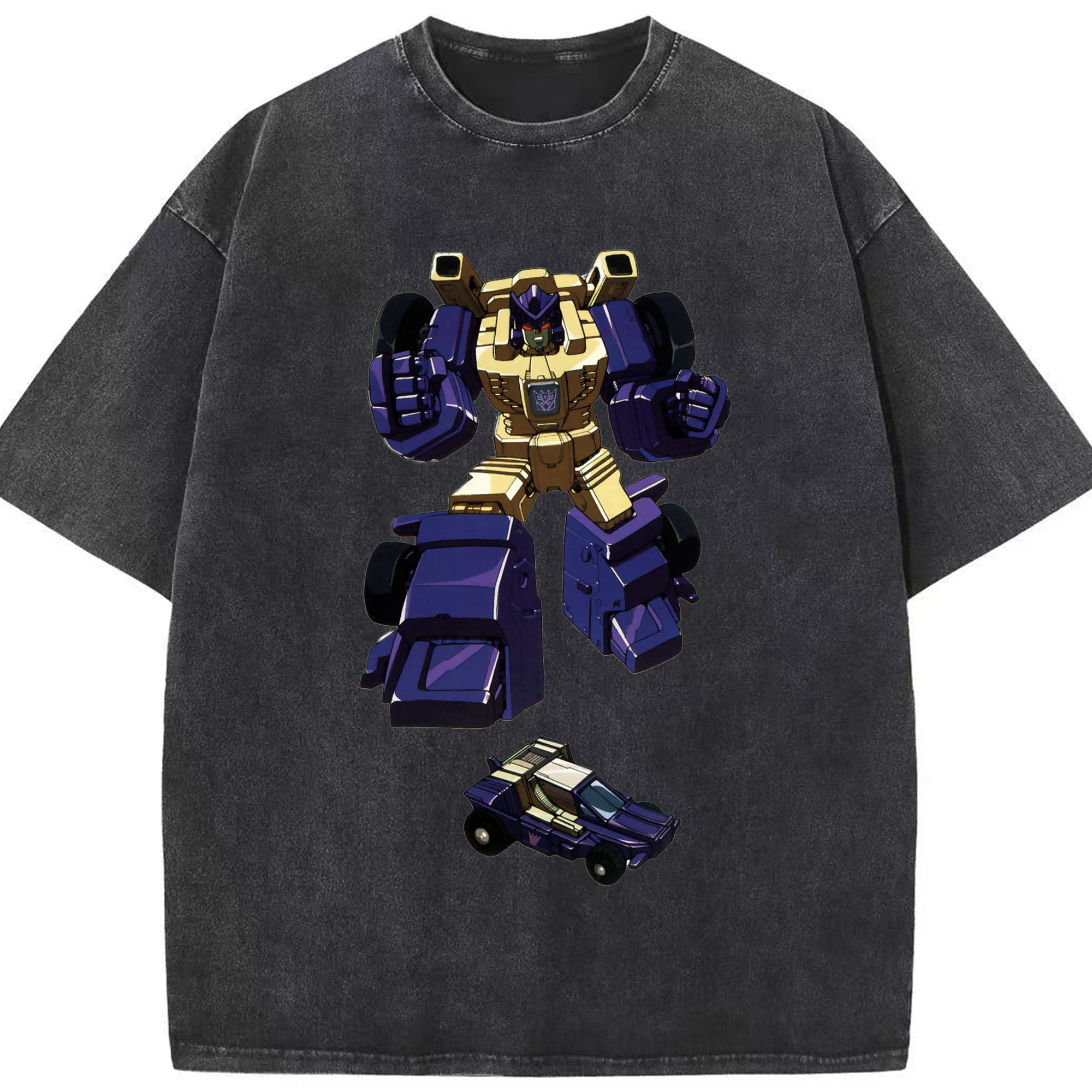 （画像用）  綿100% ヴィンテージ風 半袖Tシャツ（フロントプリント）