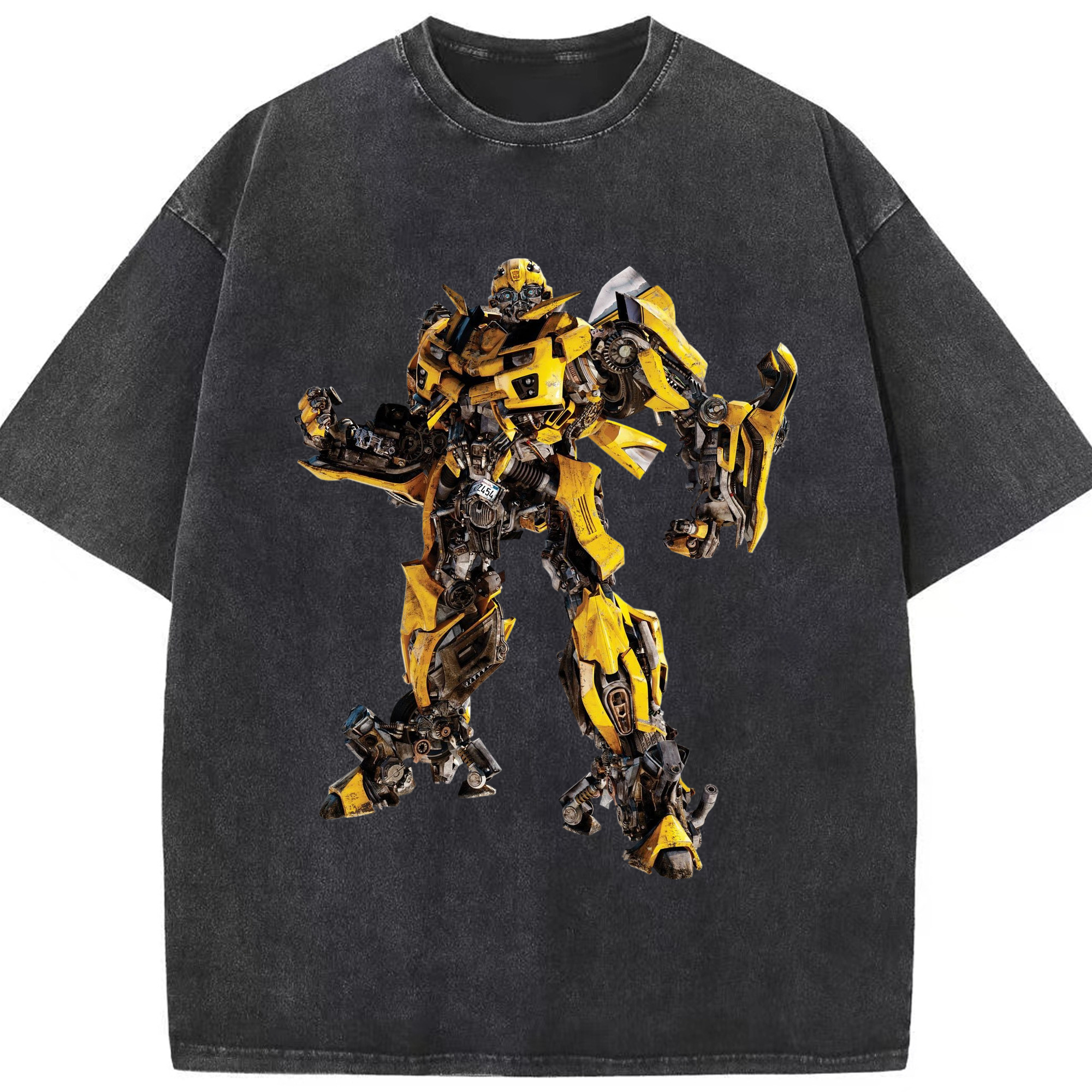 （画像用）  綿100% ヴィンテージ風 半袖Tシャツ（フロントプリント）