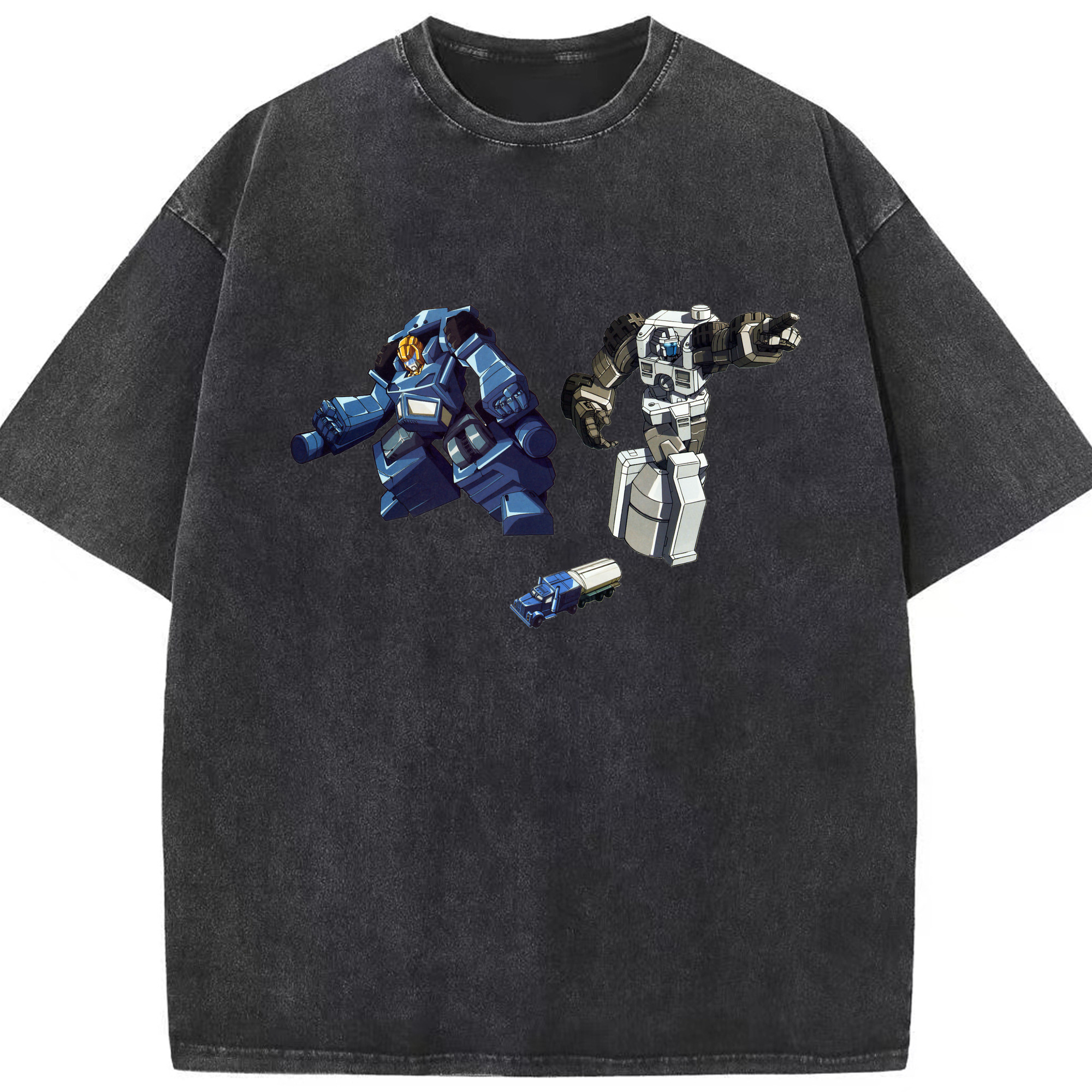（画像用）  綿100% ヴィンテージ風 半袖Tシャツ（フロントプリント）