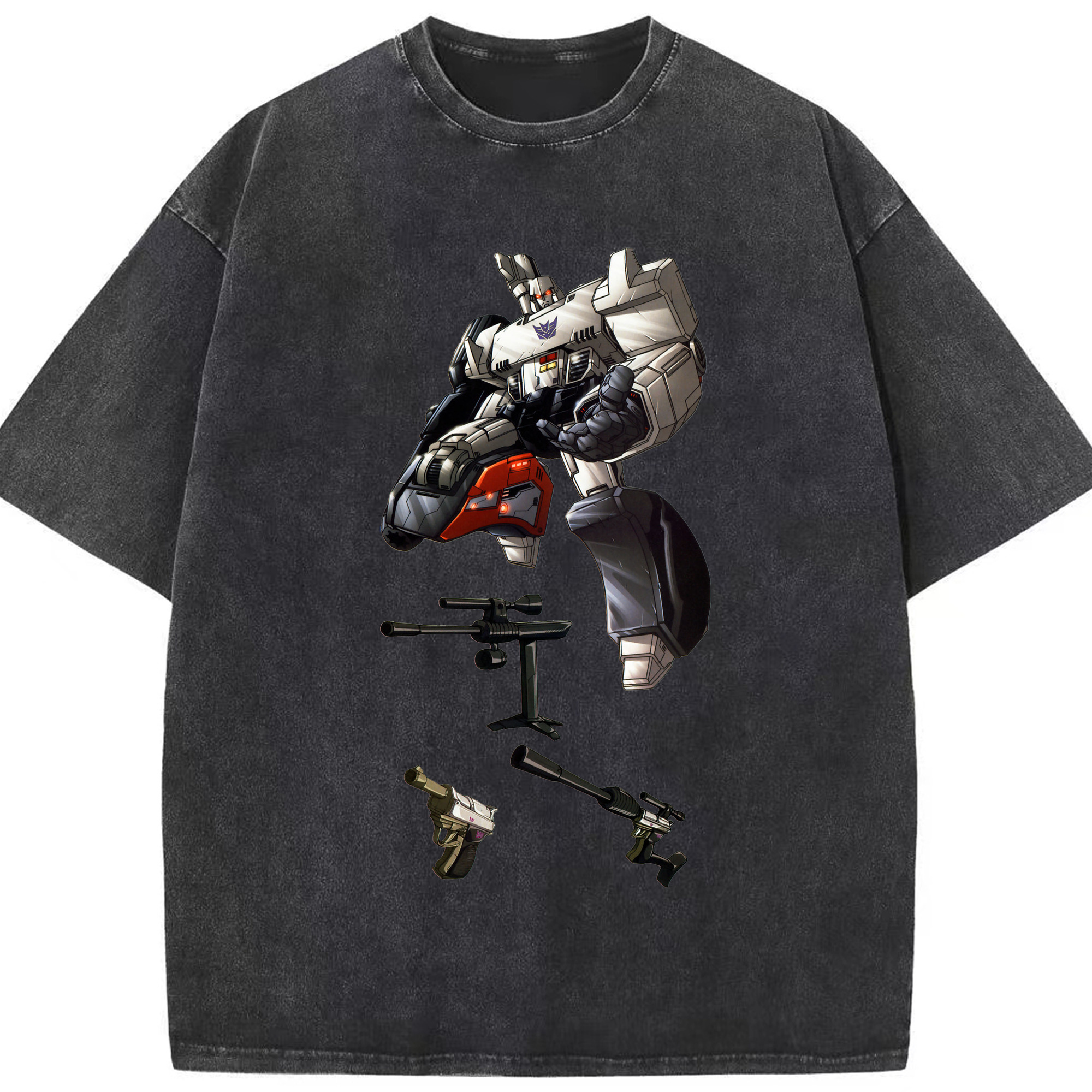 （画像用）  綿100% ヴィンテージ風 半袖Tシャツ（フロントプリント）