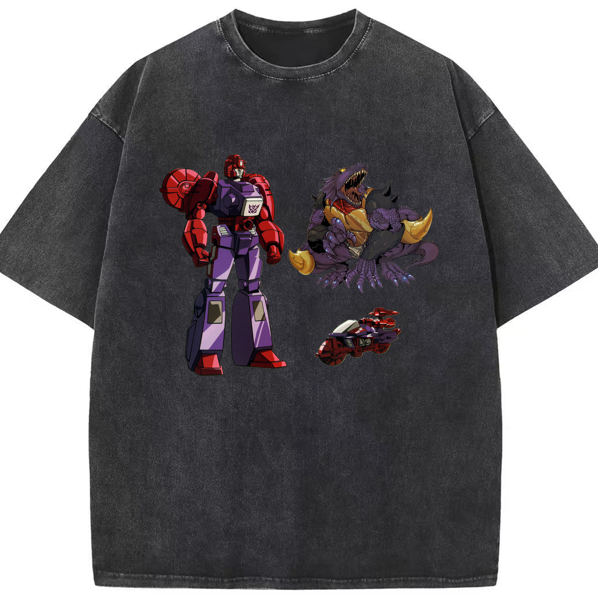 （画像用）  綿100% ヴィンテージ風 半袖Tシャツ（フロントプリント）