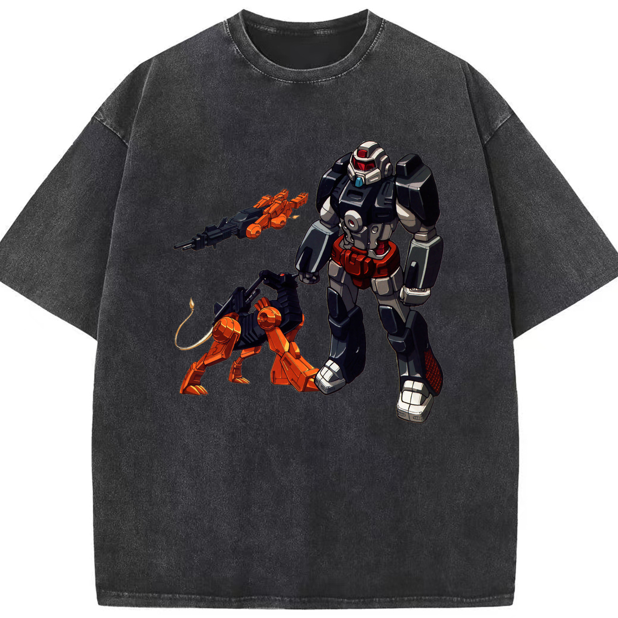 （画像用）  綿100% ヴィンテージ風 半袖Tシャツ（フロントプリント）