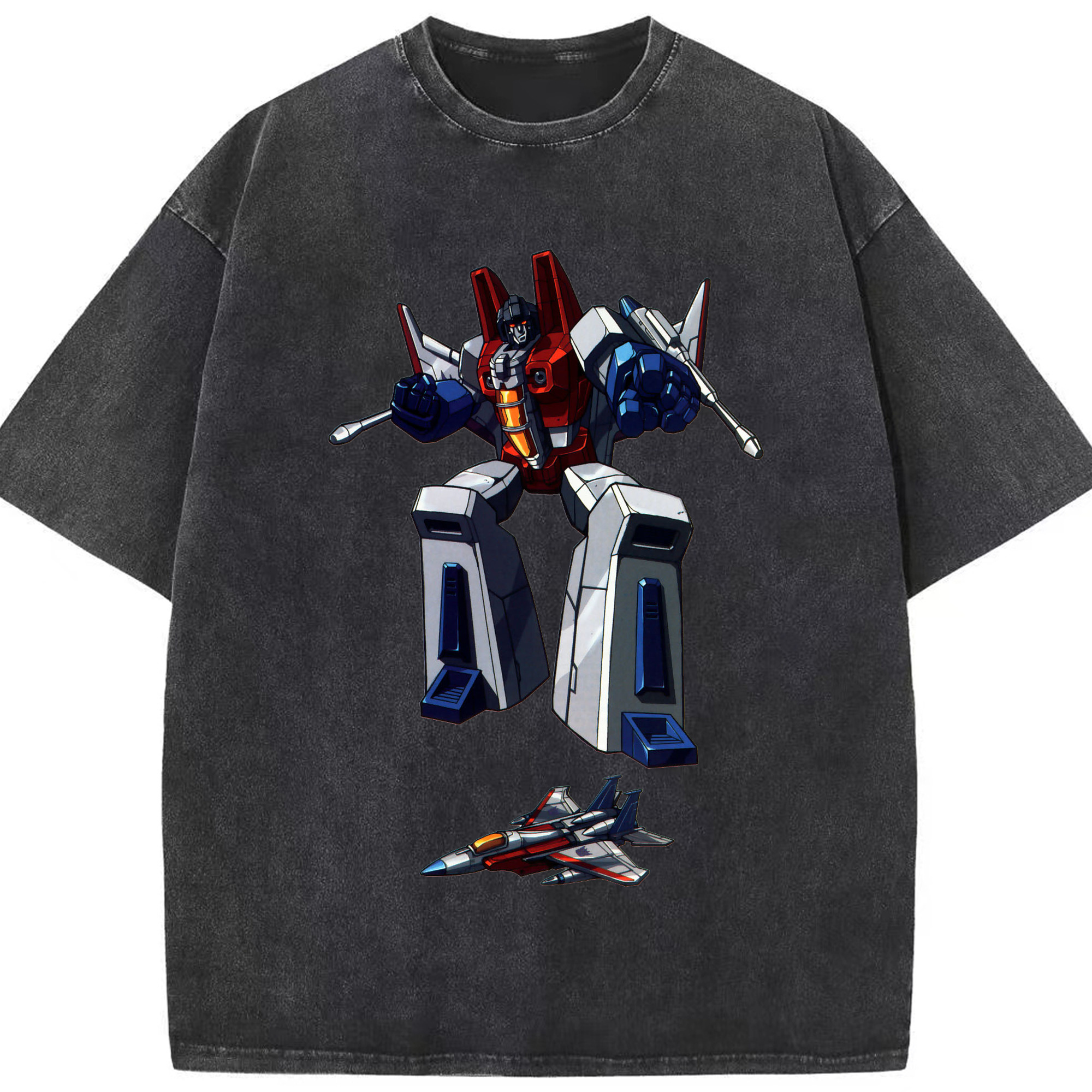 （画像用）  綿100% ヴィンテージ風 半袖Tシャツ（フロントプリント）