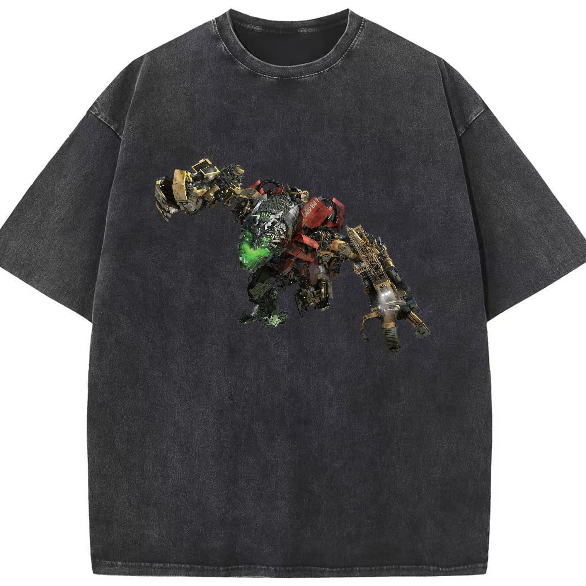 （画像用）  綿100% ヴィンテージ風 半袖Tシャツ（フロントプリント）
