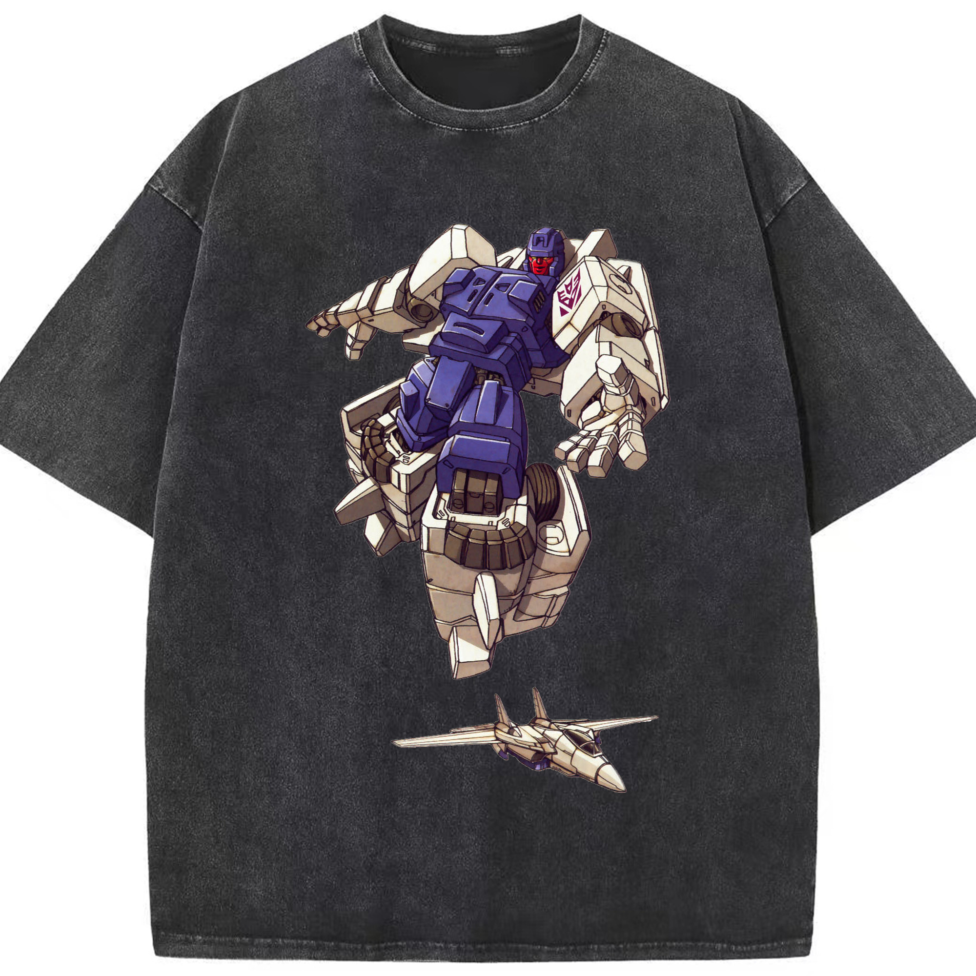 （画像用）  綿100% ヴィンテージ風 半袖Tシャツ（フロントプリント）