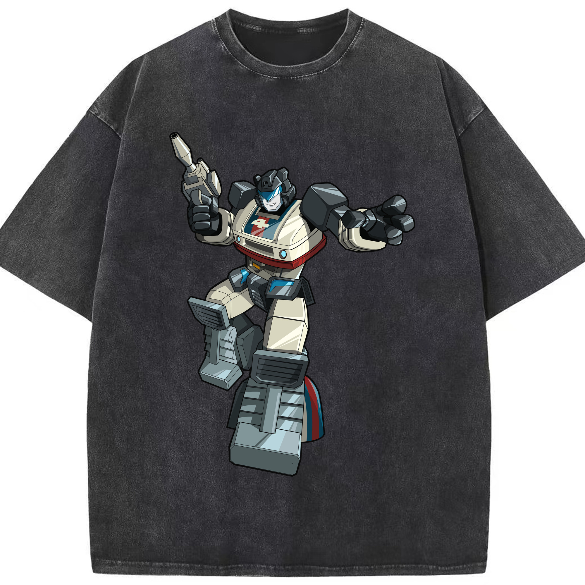 （画像用）  綿100% ヴィンテージ風 半袖Tシャツ（フロントプリント）