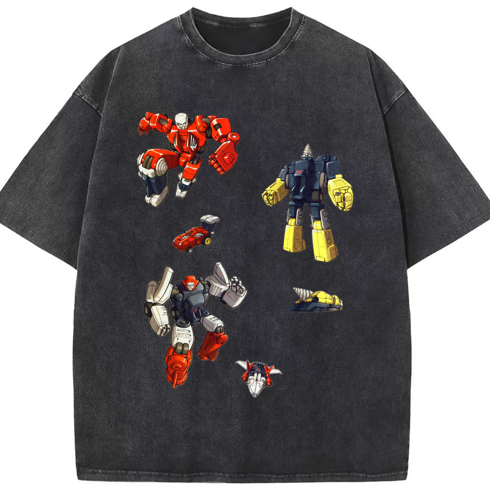 （画像用）  綿100% ヴィンテージ風 半袖Tシャツ（フロントプリント）
