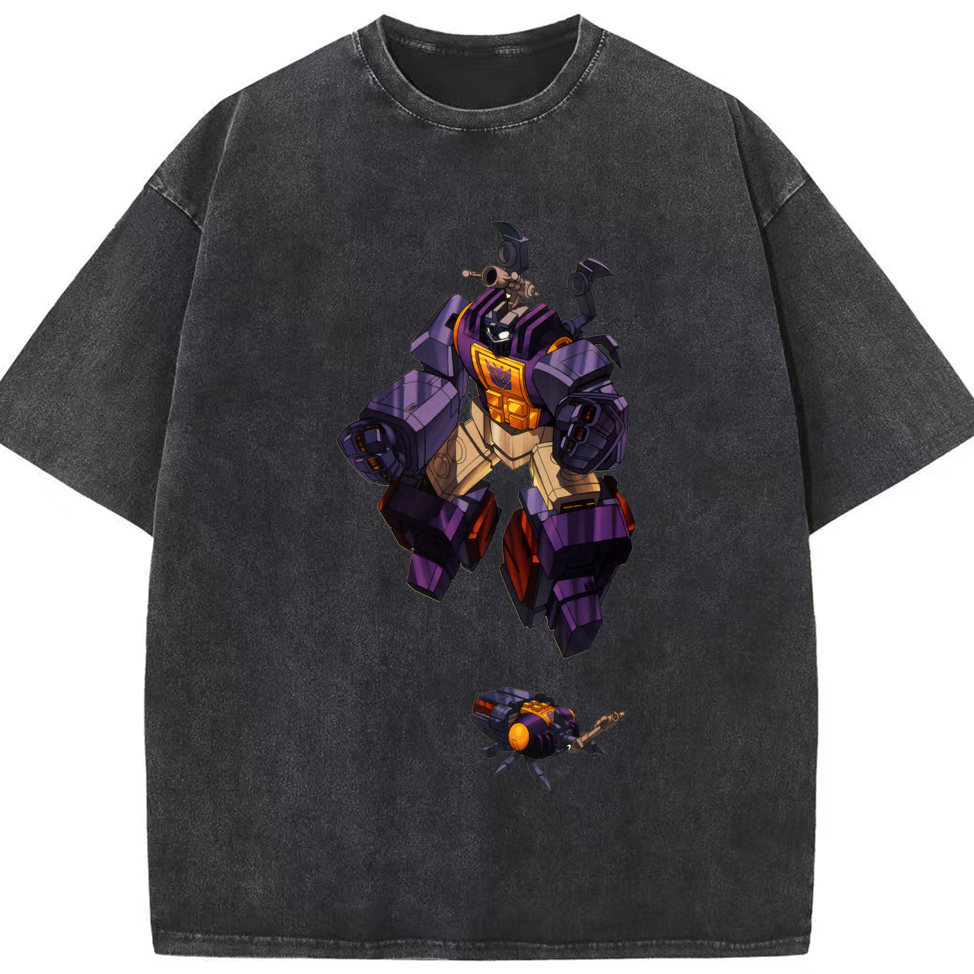（画像用）  綿100% ヴィンテージ風 半袖Tシャツ（フロントプリント）