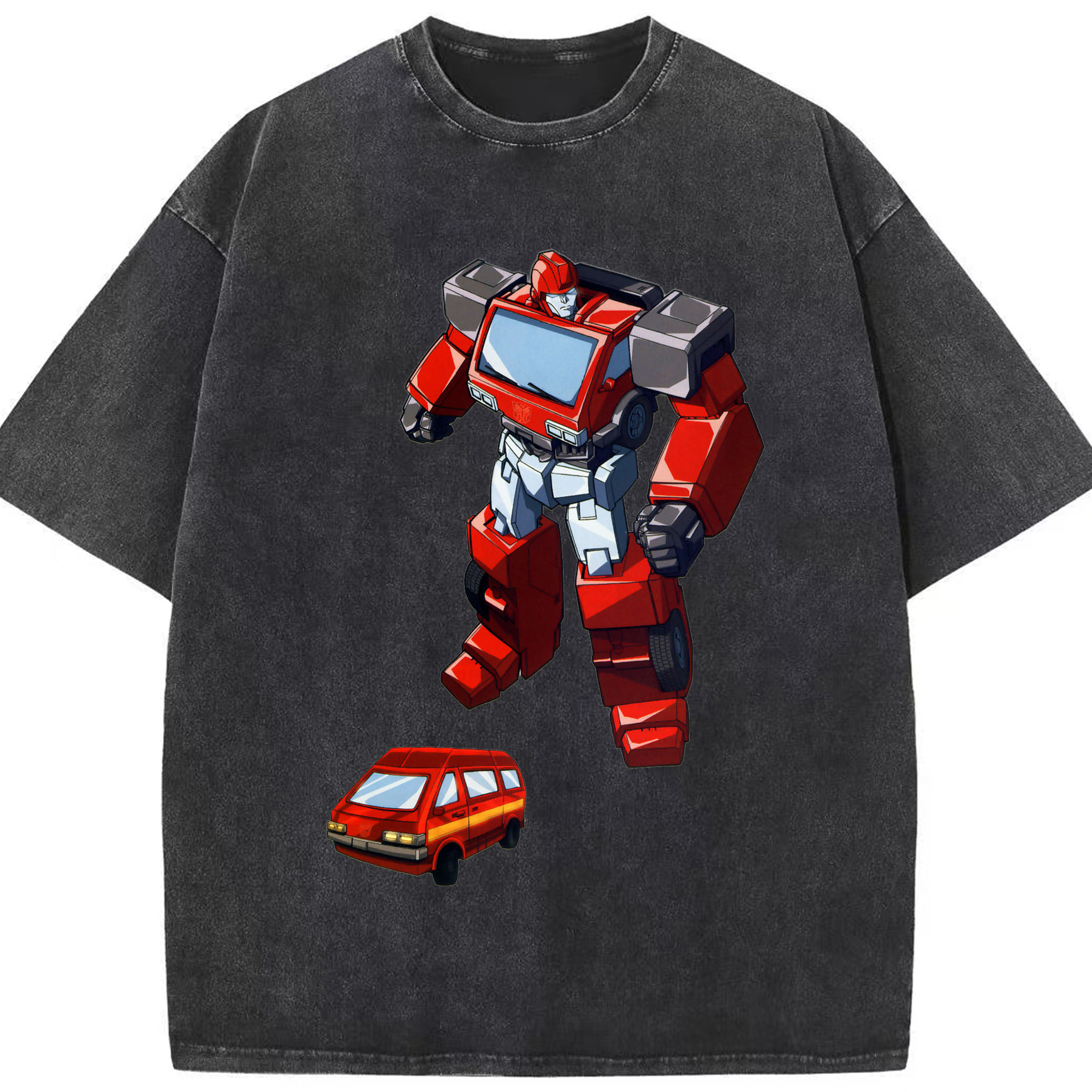 （画像用）  綿100% ヴィンテージ風 半袖Tシャツ（フロントプリント）