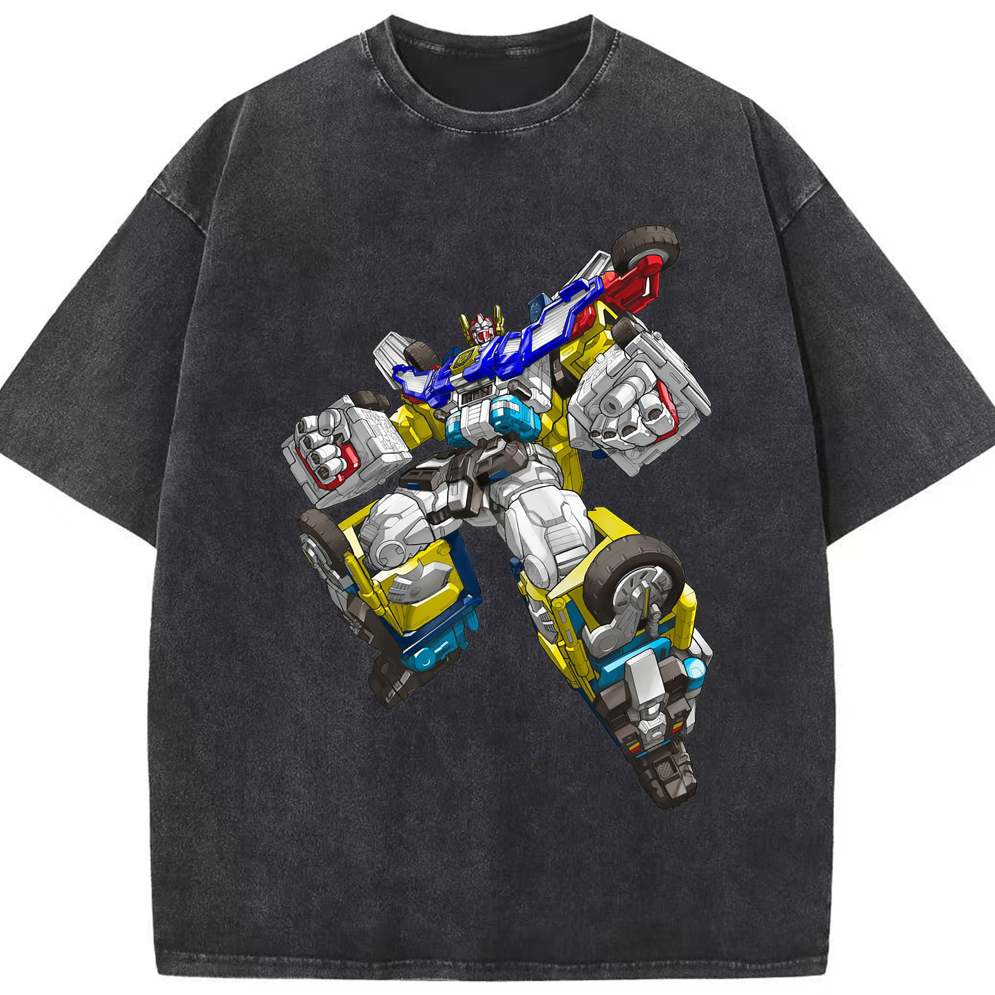 （画像用）  綿100% ヴィンテージ風 半袖Tシャツ（フロントプリント）