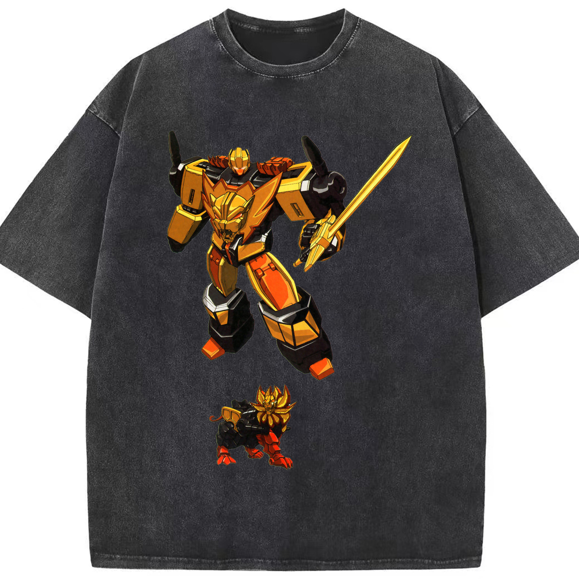 （画像用）  綿100% ヴィンテージ風 半袖Tシャツ（フロントプリント）