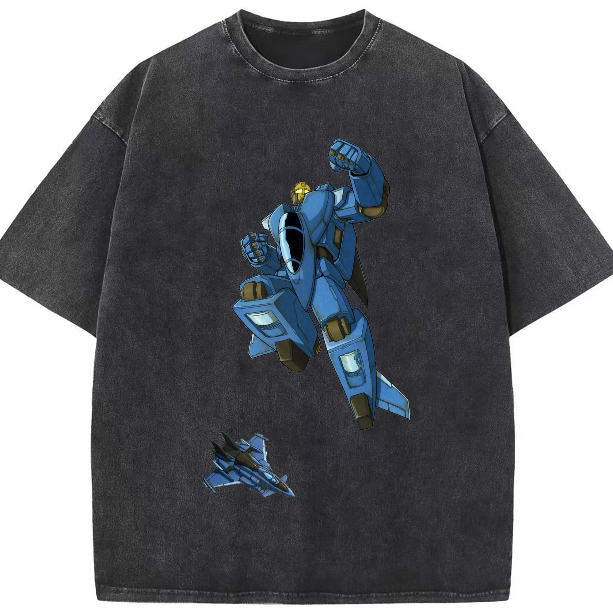 （画像用）  綿100% ヴィンテージ風 半袖Tシャツ（フロントプリント）