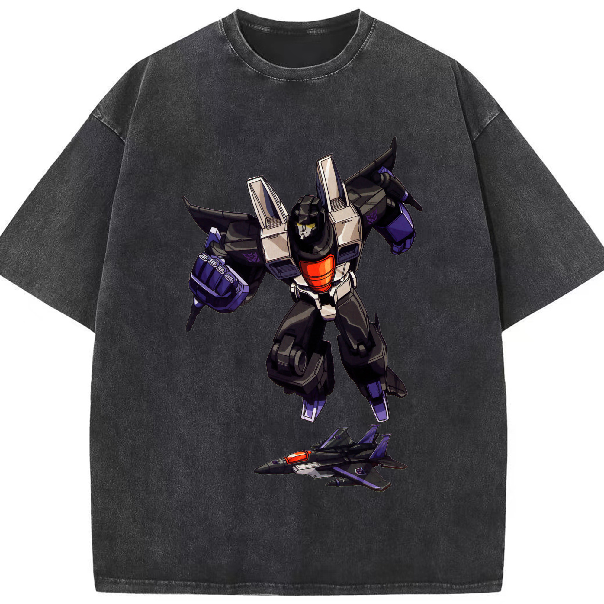 （画像用）  綿100% ヴィンテージ風 半袖Tシャツ（フロントプリント）