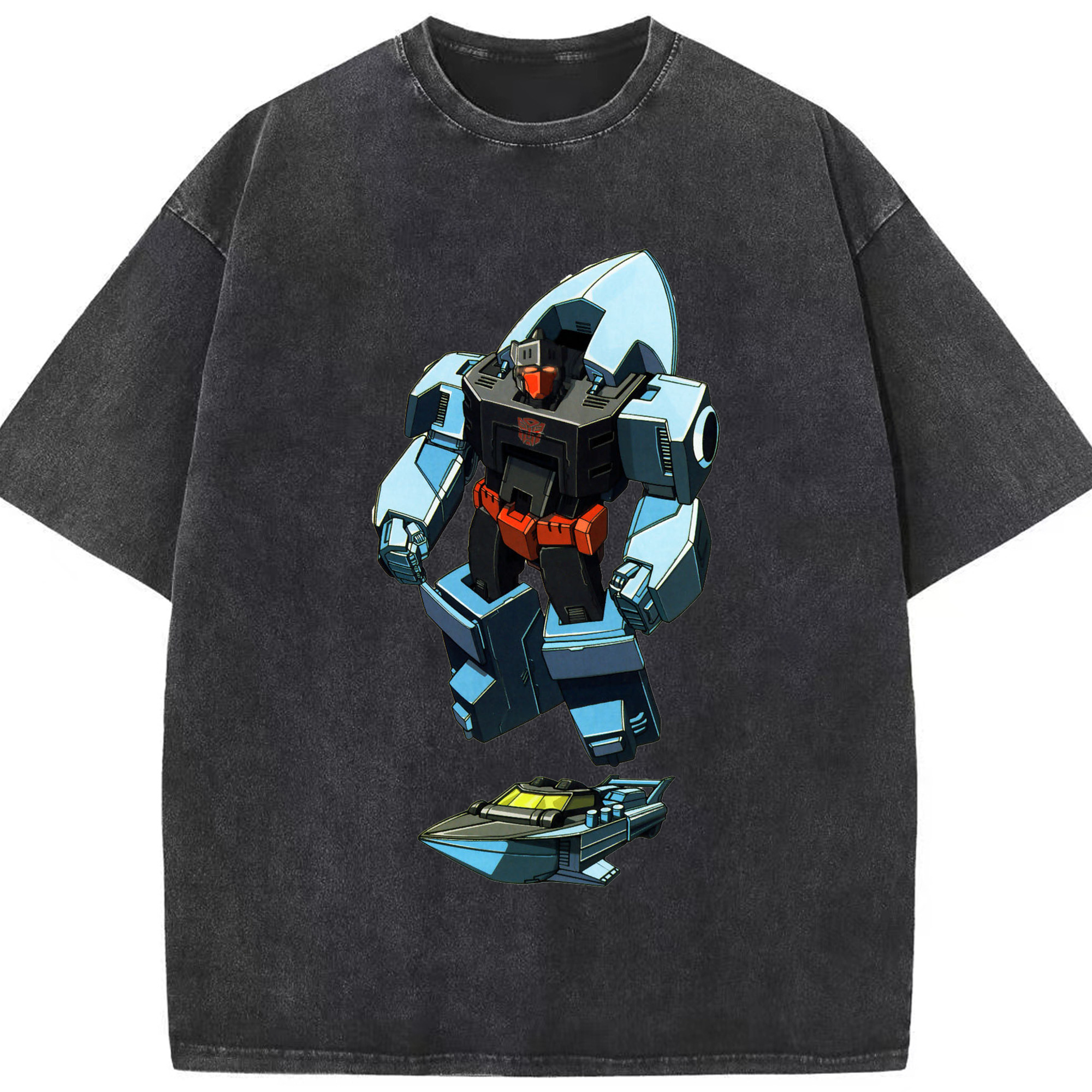 （画像用）  綿100% ヴィンテージ風 半袖Tシャツ（フロントプリント）