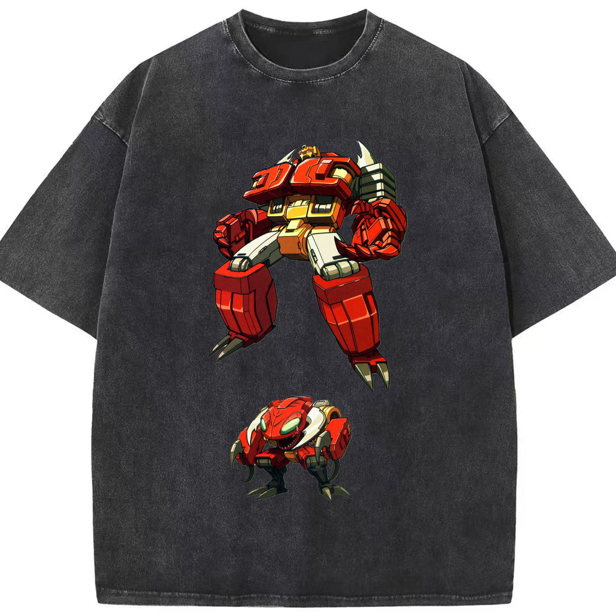 （画像用）  綿100% ヴィンテージ風 半袖Tシャツ（フロントプリント）