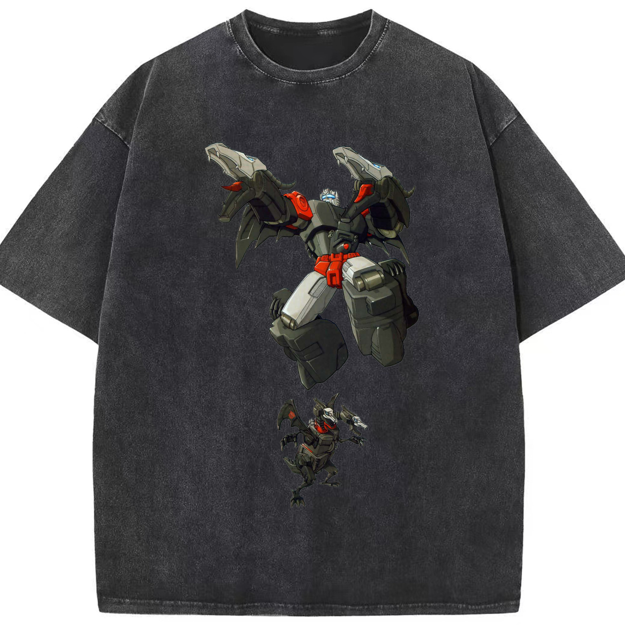 （画像用）  綿100% ヴィンテージ風 半袖Tシャツ（フロントプリント）