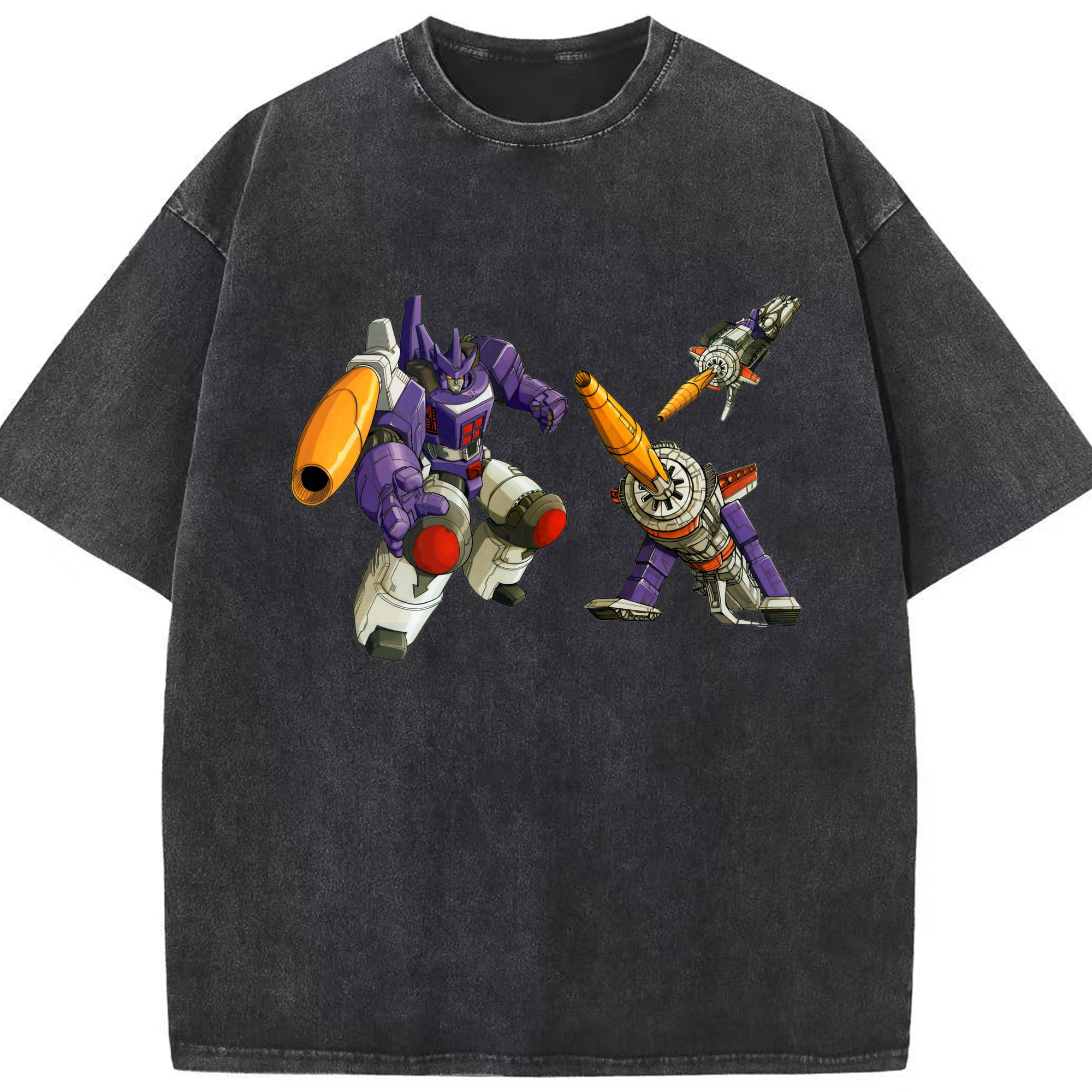 （画像用）  綿100% ヴィンテージ風 半袖Tシャツ（フロントプリント）