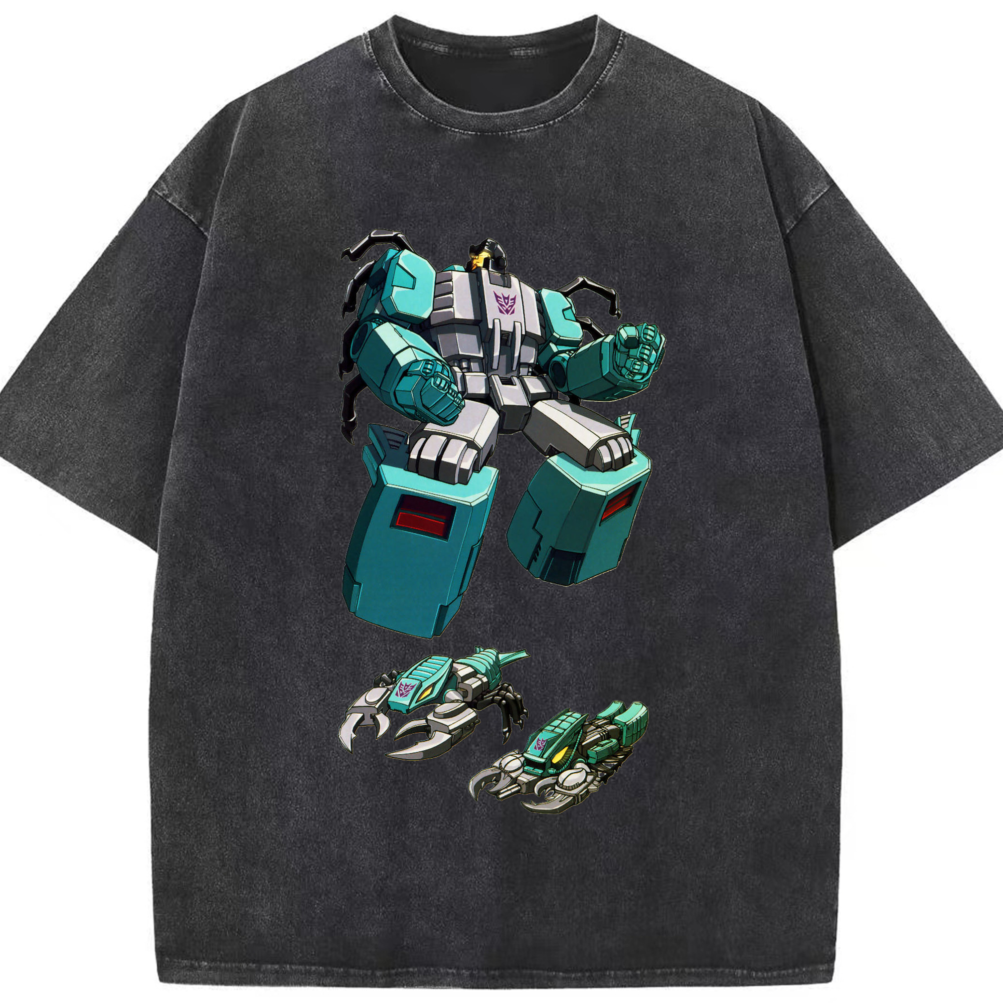（画像用）  綿100% ヴィンテージ風 半袖Tシャツ（フロントプリント）