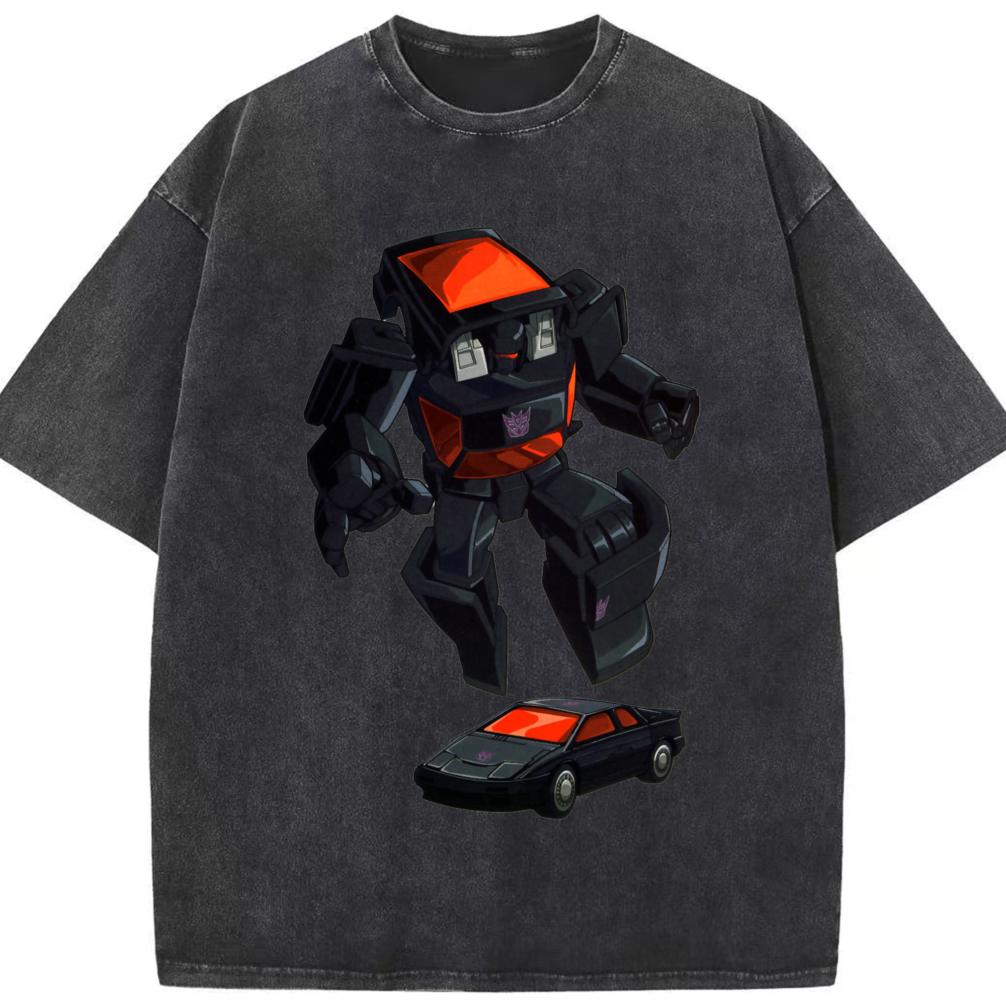 （画像用）  綿100% ヴィンテージ風 半袖Tシャツ（フロントプリント）