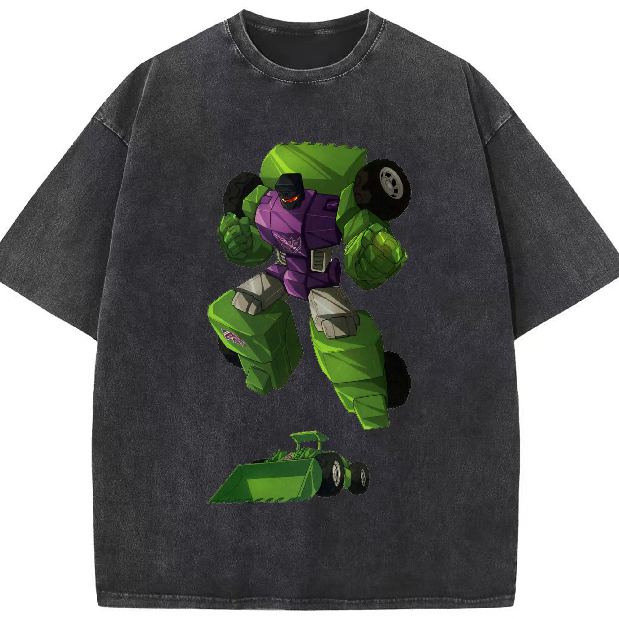 （画像用）  綿100% ヴィンテージ風 半袖Tシャツ（フロントプリント）