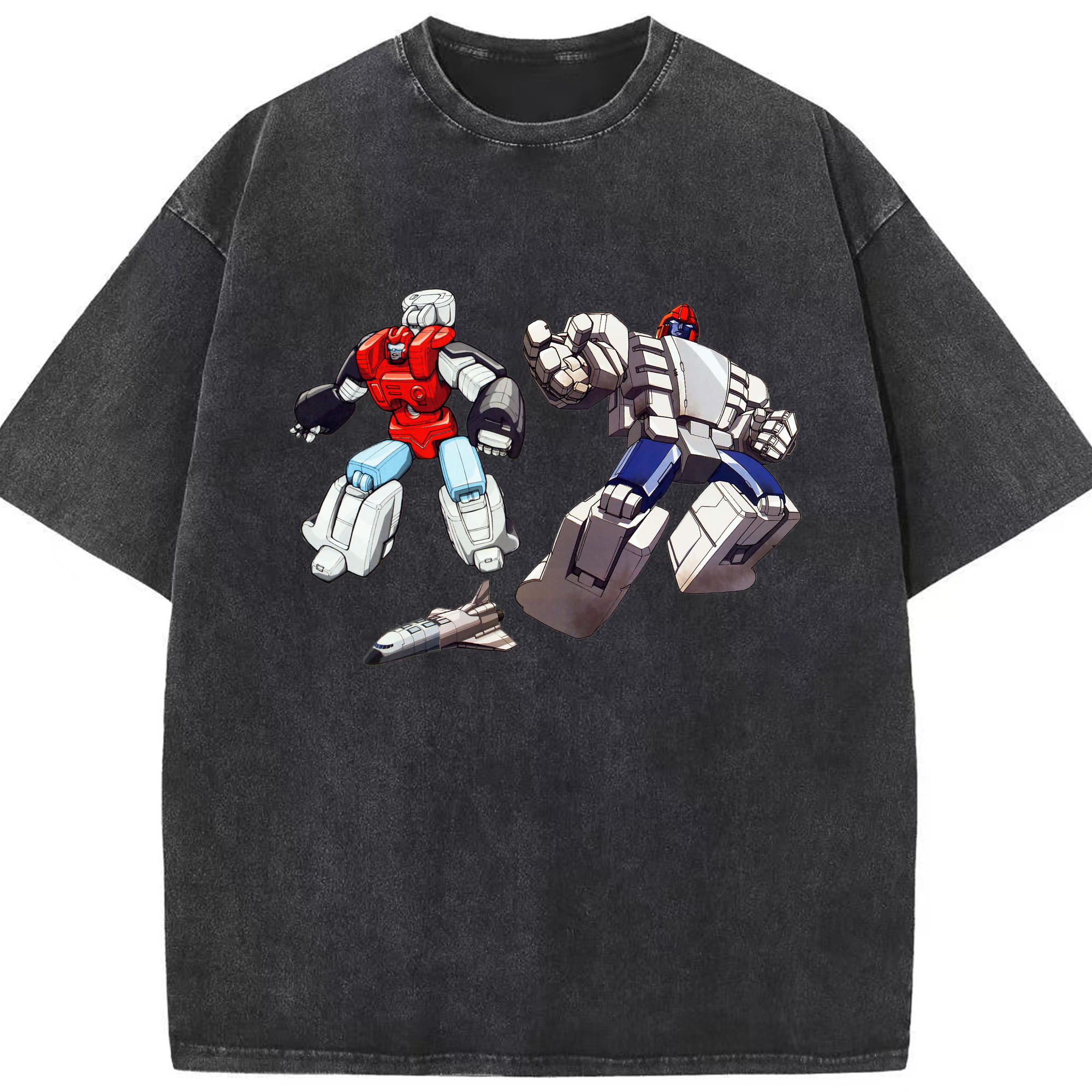 （画像用）  綿100% ヴィンテージ風 半袖Tシャツ（フロントプリント）