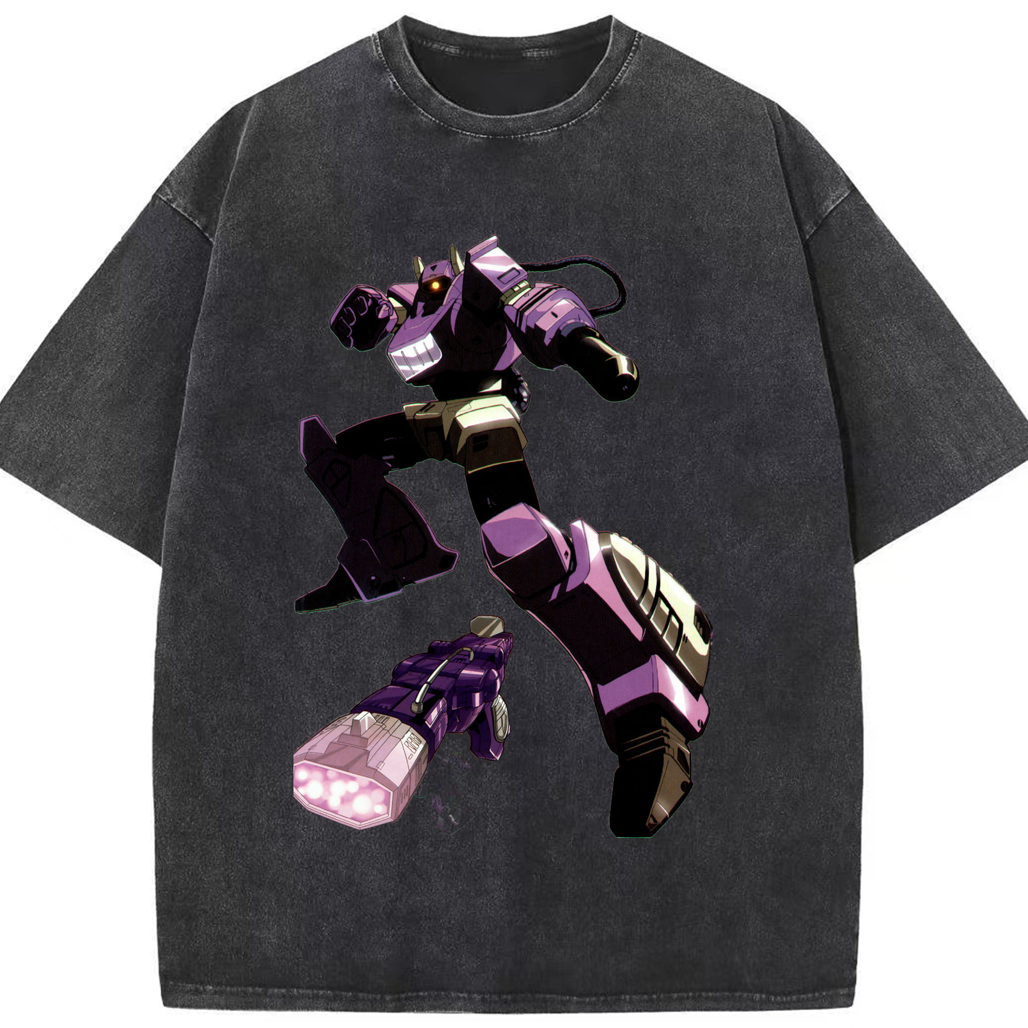（画像用）  綿100% ヴィンテージ風 半袖Tシャツ（フロントプリント）