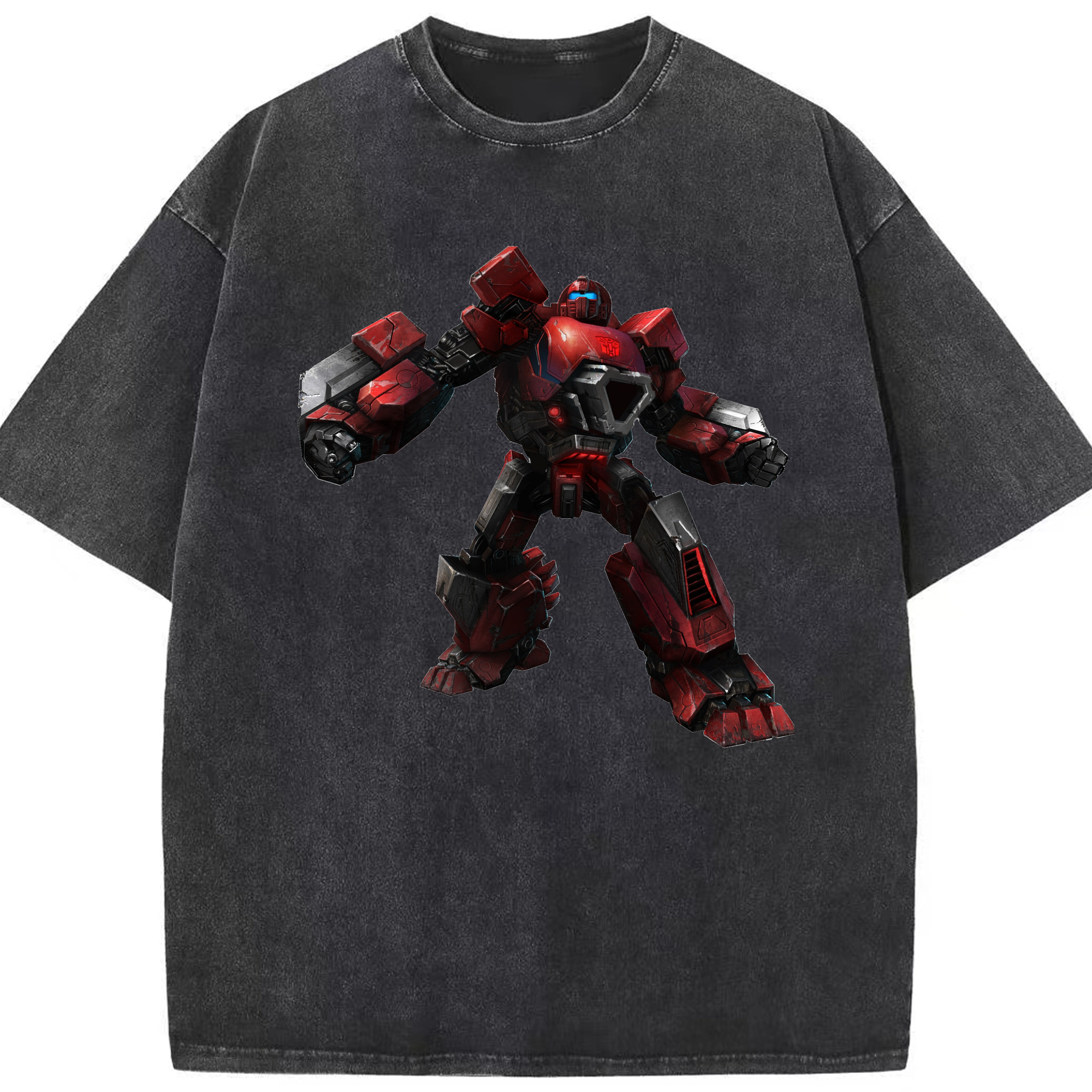 （画像用）  綿100% ヴィンテージ風 半袖Tシャツ（フロントプリント）
