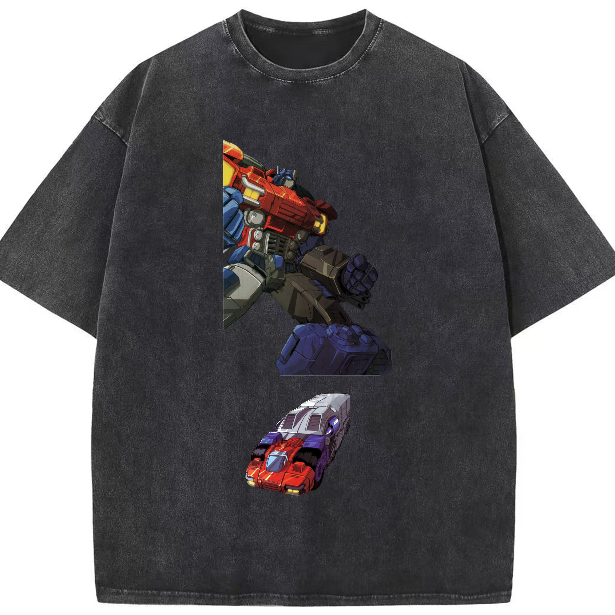 （画像用）  綿100% ヴィンテージ風 半袖Tシャツ（フロントプリント）