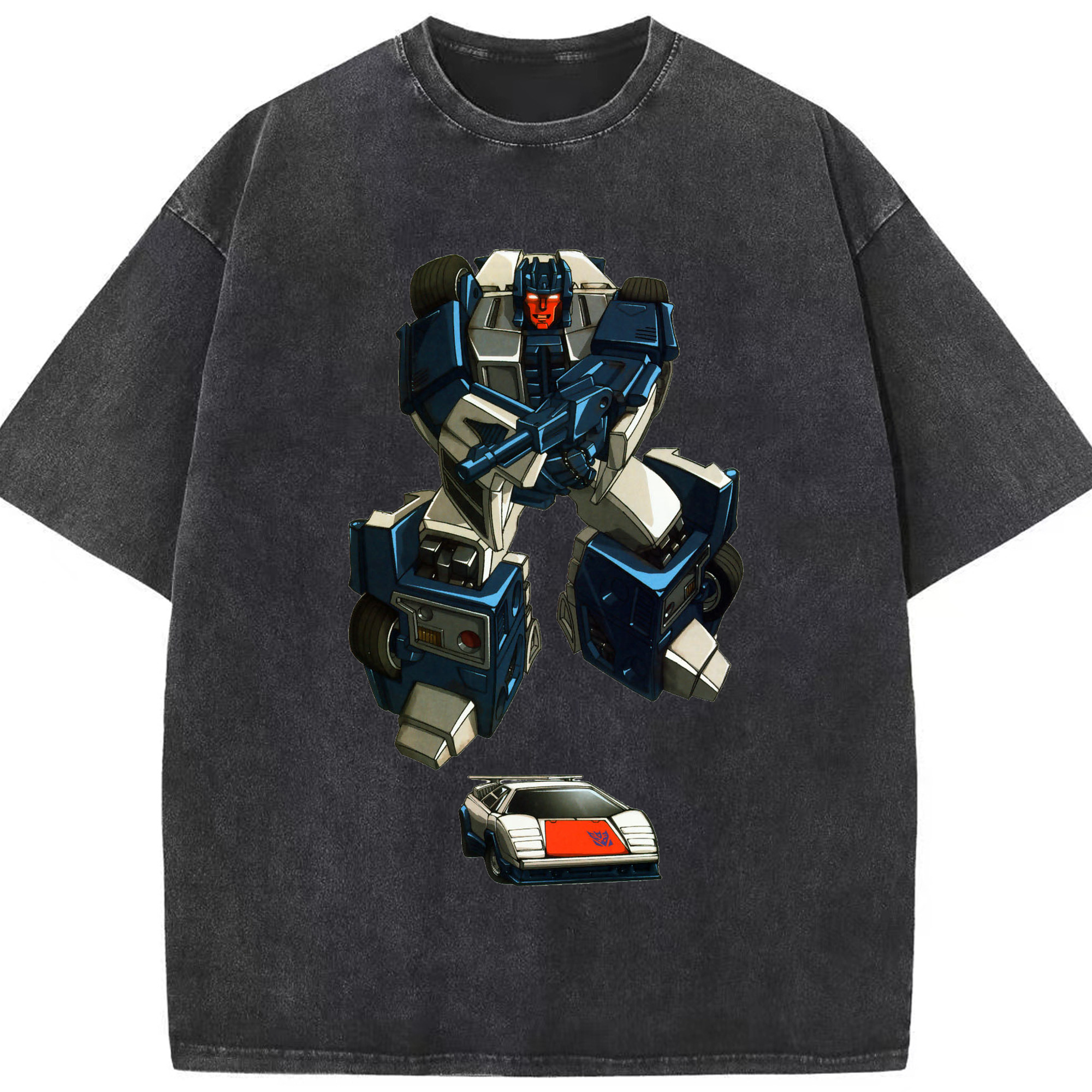 （画像用）  綿100% ヴィンテージ風 半袖Tシャツ（フロントプリント）