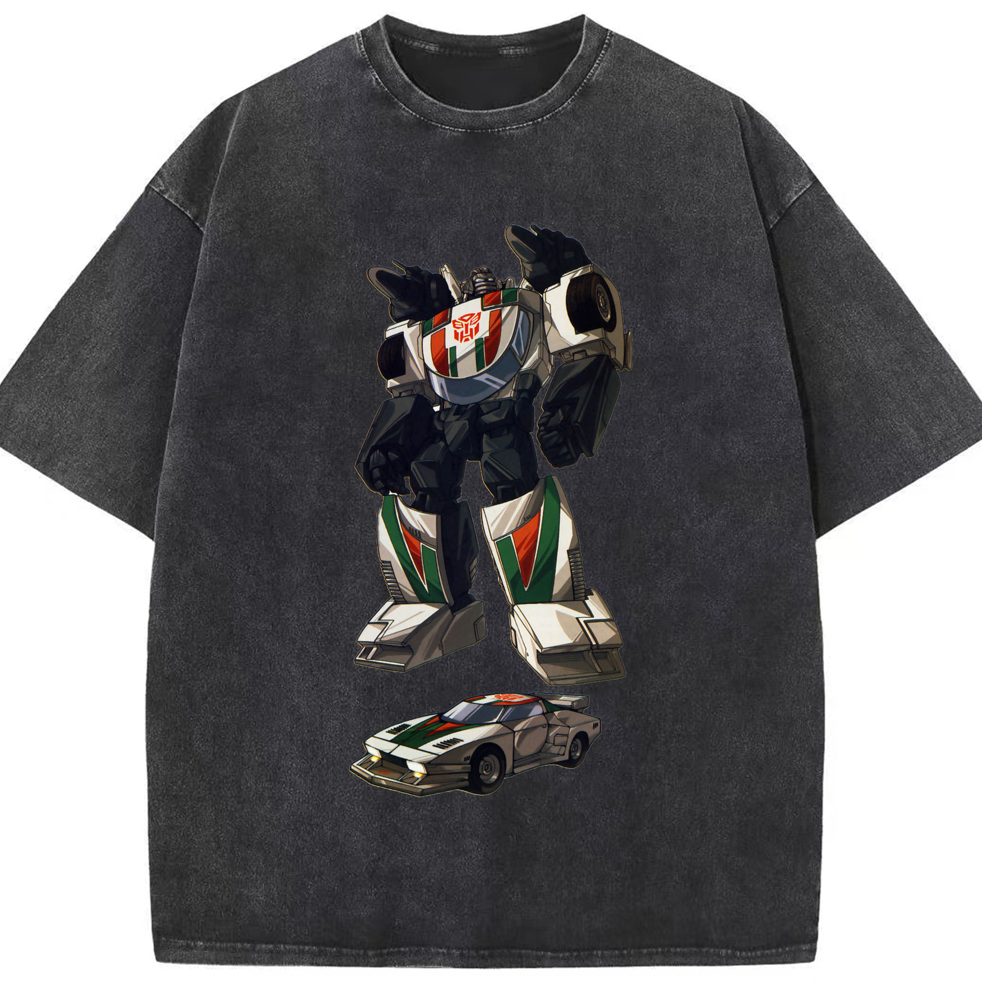（画像用）  綿100% ヴィンテージ風 半袖Tシャツ（フロントプリント）