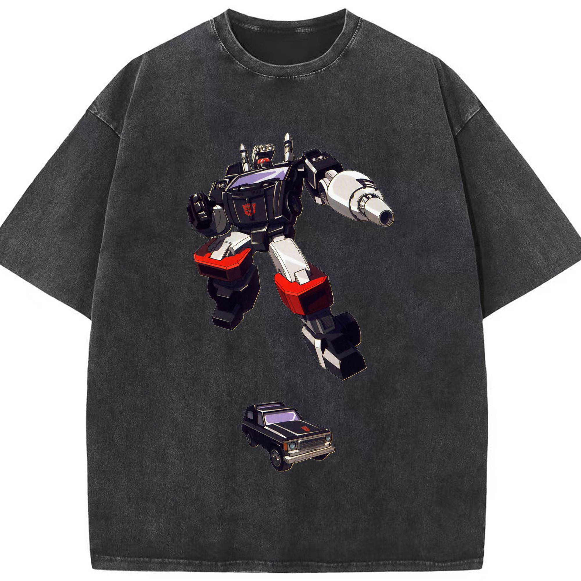 （画像用）  綿100% ヴィンテージ風 半袖Tシャツ（フロントプリント）