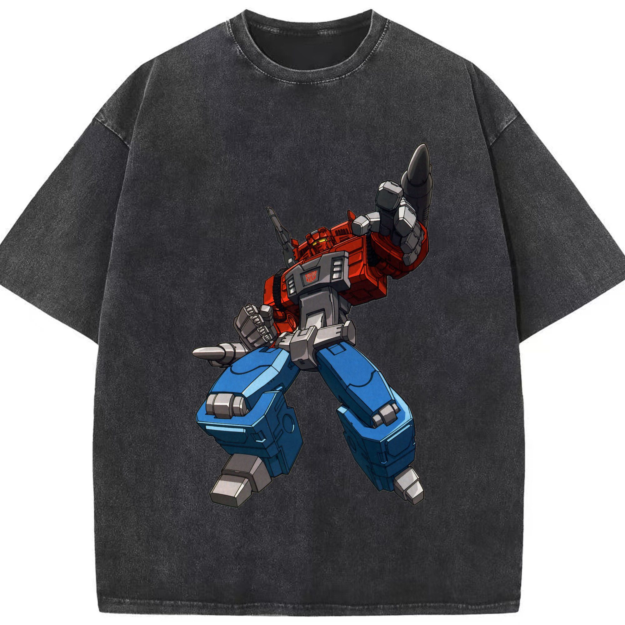 （画像用）  綿100% ヴィンテージ風 半袖Tシャツ（フロントプリント）