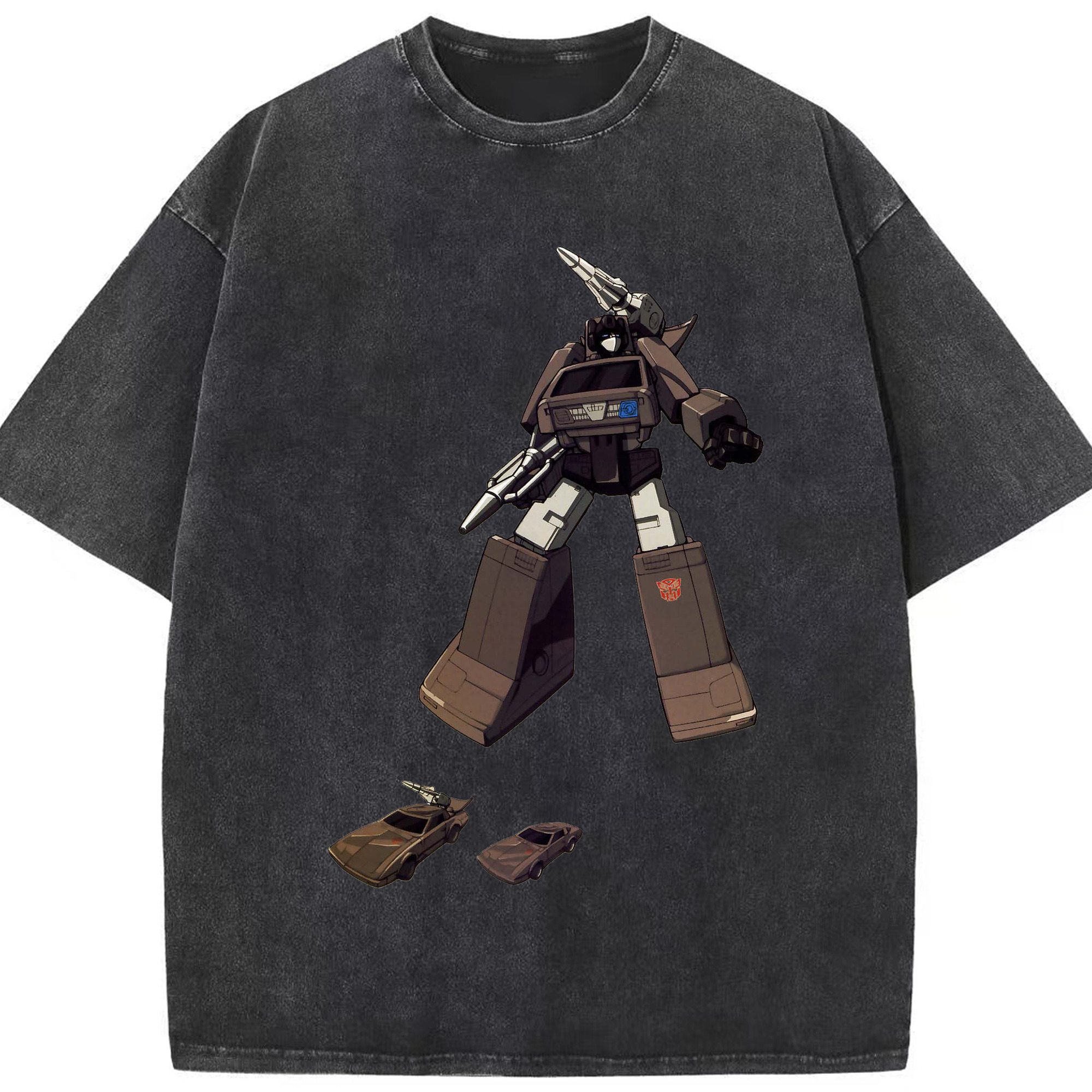 （画像用）  綿100% ヴィンテージ風 半袖Tシャツ（フロントプリント）