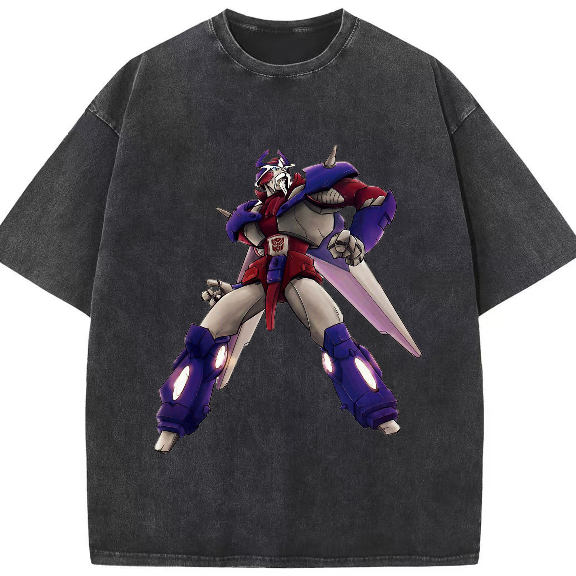 （画像用）  綿100% ヴィンテージ風 半袖Tシャツ（フロントプリント）