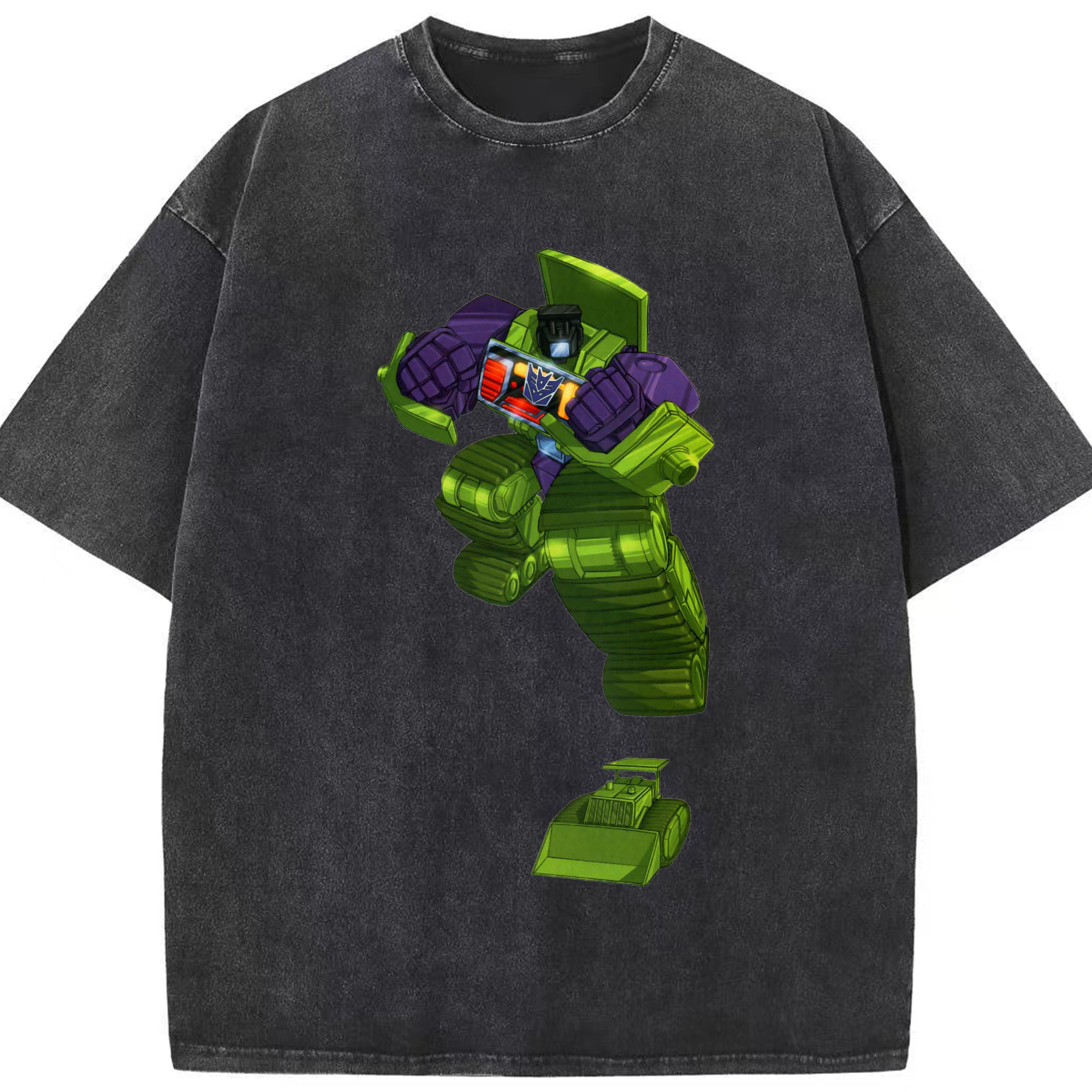 （画像用）  綿100% ヴィンテージ風 半袖Tシャツ（フロントプリント）