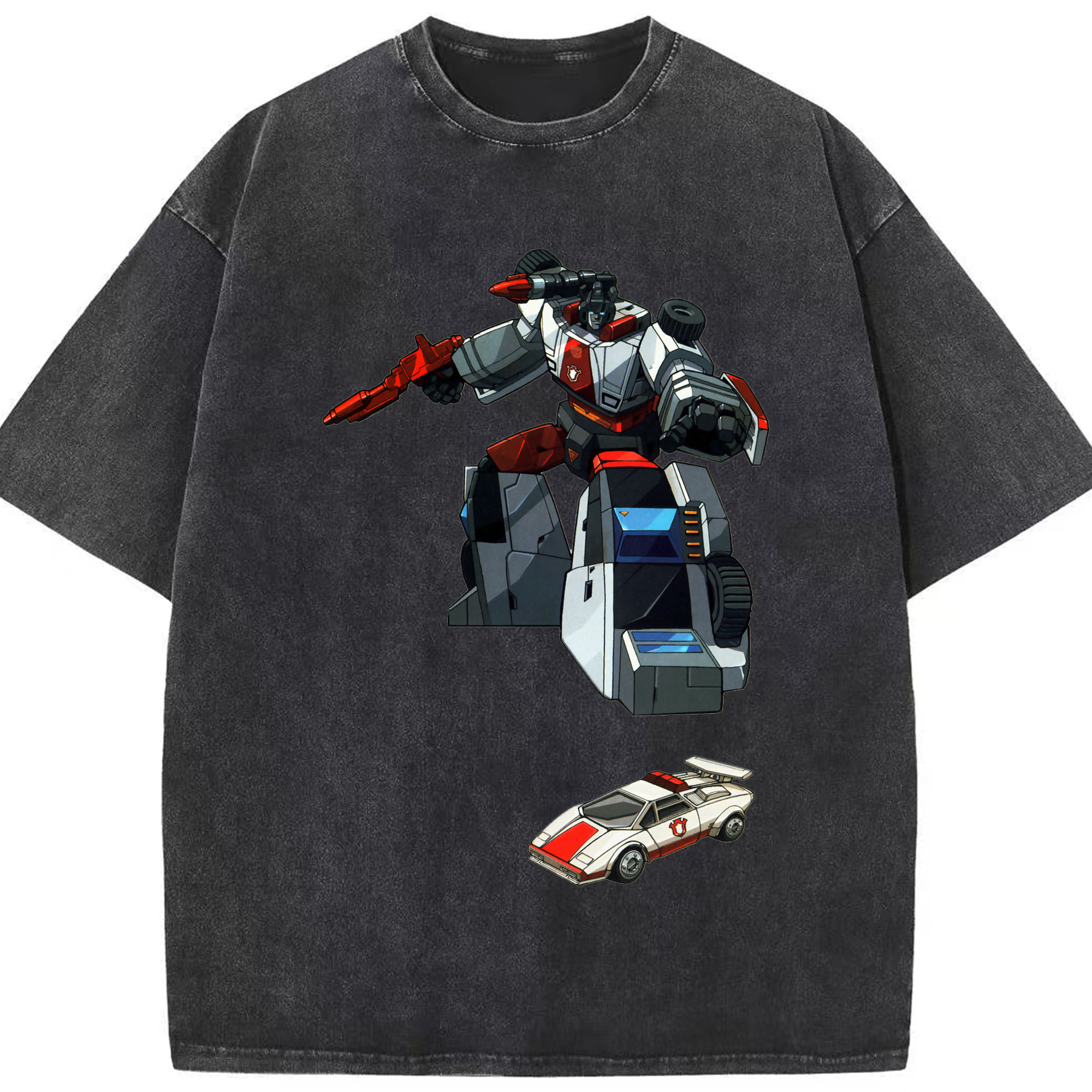 （画像用）  綿100% ヴィンテージ風 半袖Tシャツ（フロントプリント）
