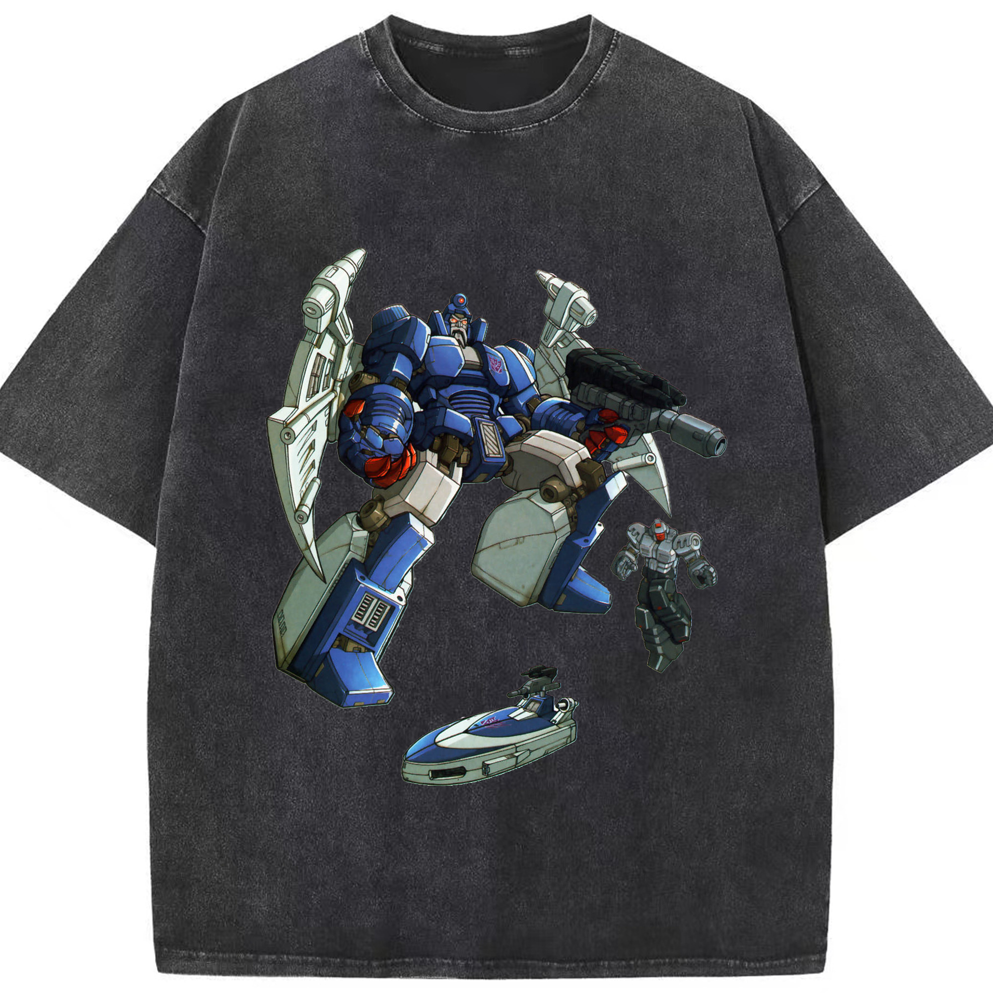 （画像用）  綿100% ヴィンテージ風 半袖Tシャツ（フロントプリント）