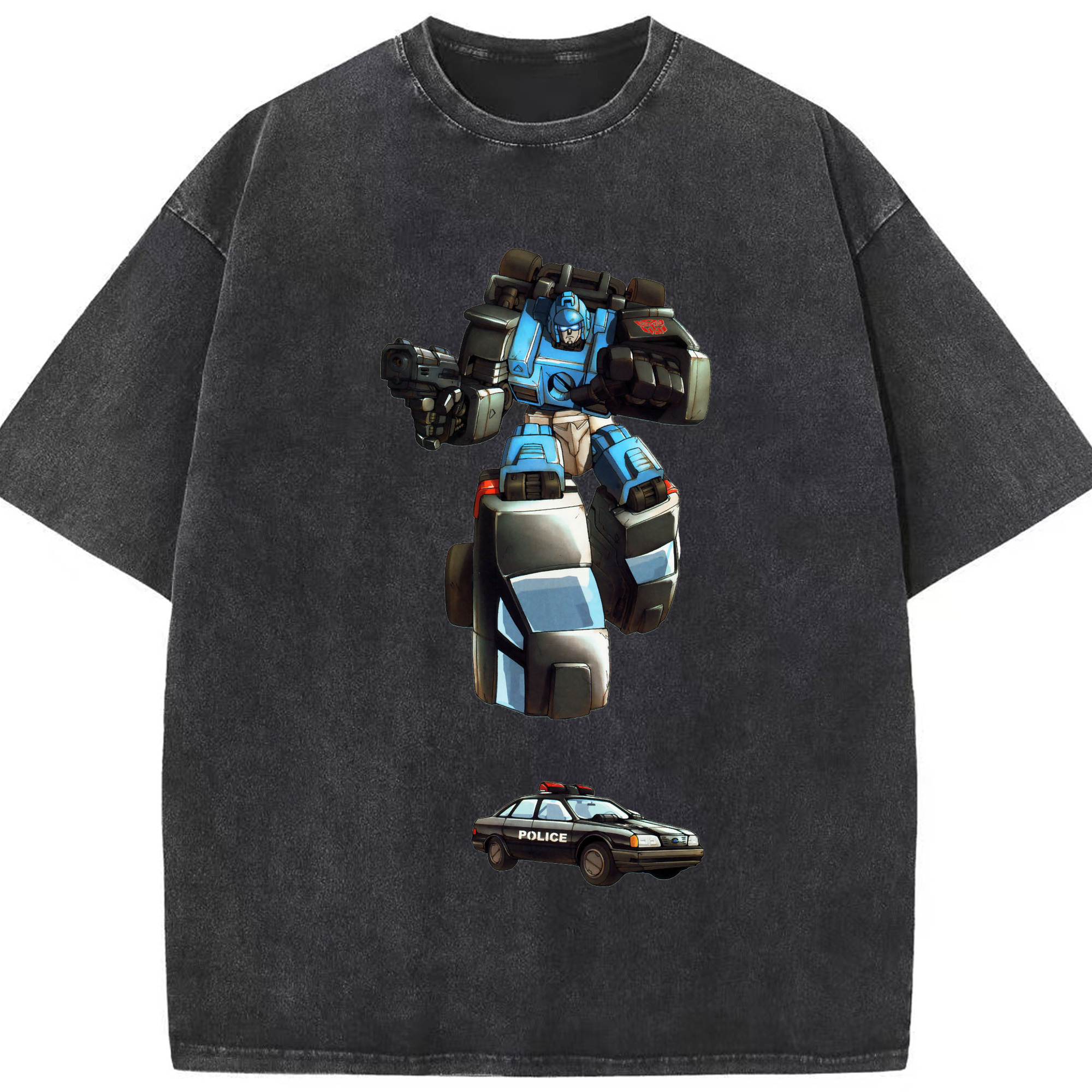 （画像用）  綿100% ヴィンテージ風 半袖Tシャツ（フロントプリント）
