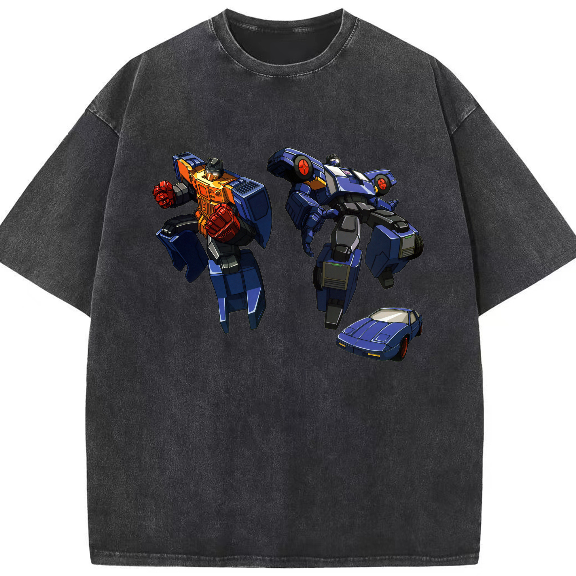 （画像用）  綿100% ヴィンテージ風 半袖Tシャツ（フロントプリント）