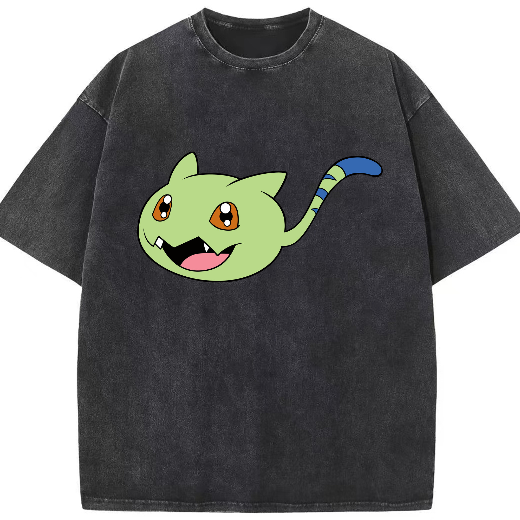（画像用）  綿100% ヴィンテージ風 半袖Tシャツ（フロントプリント）