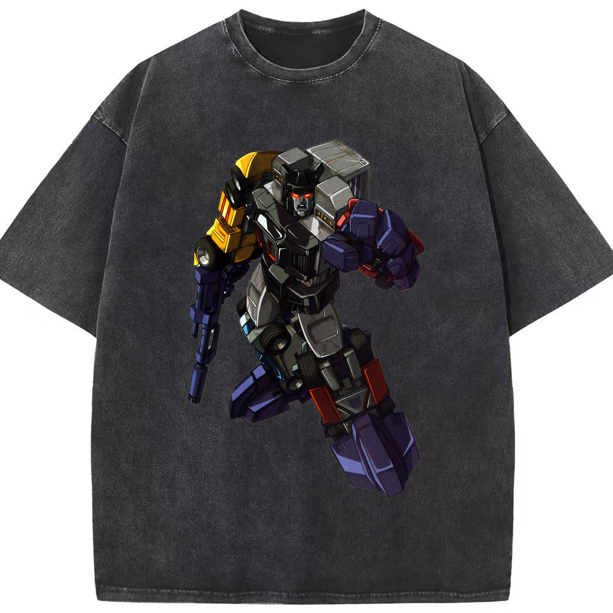 （画像用）  綿100% ヴィンテージ風 半袖Tシャツ（フロントプリント）