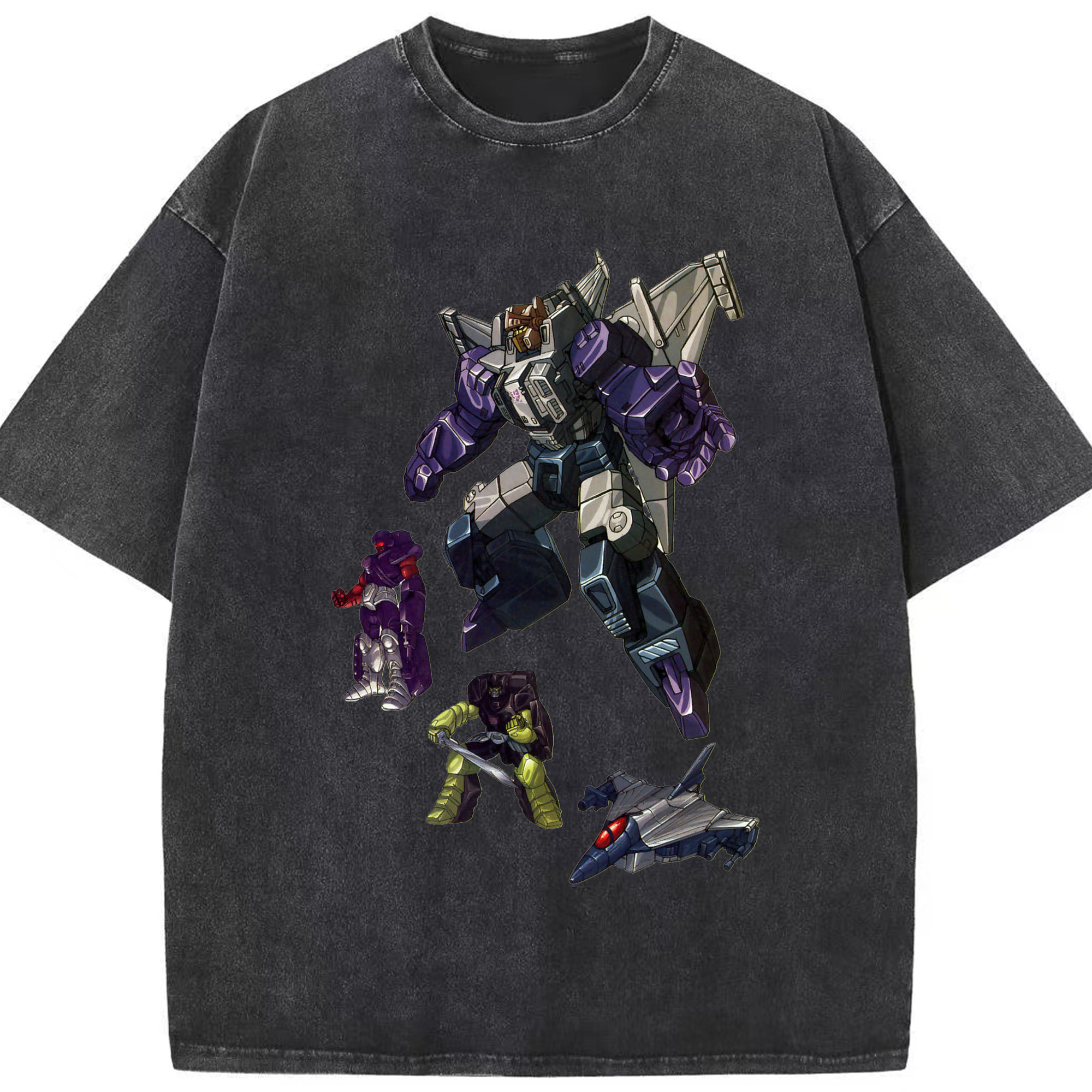 （画像用）  綿100% ヴィンテージ風 半袖Tシャツ（フロントプリント）