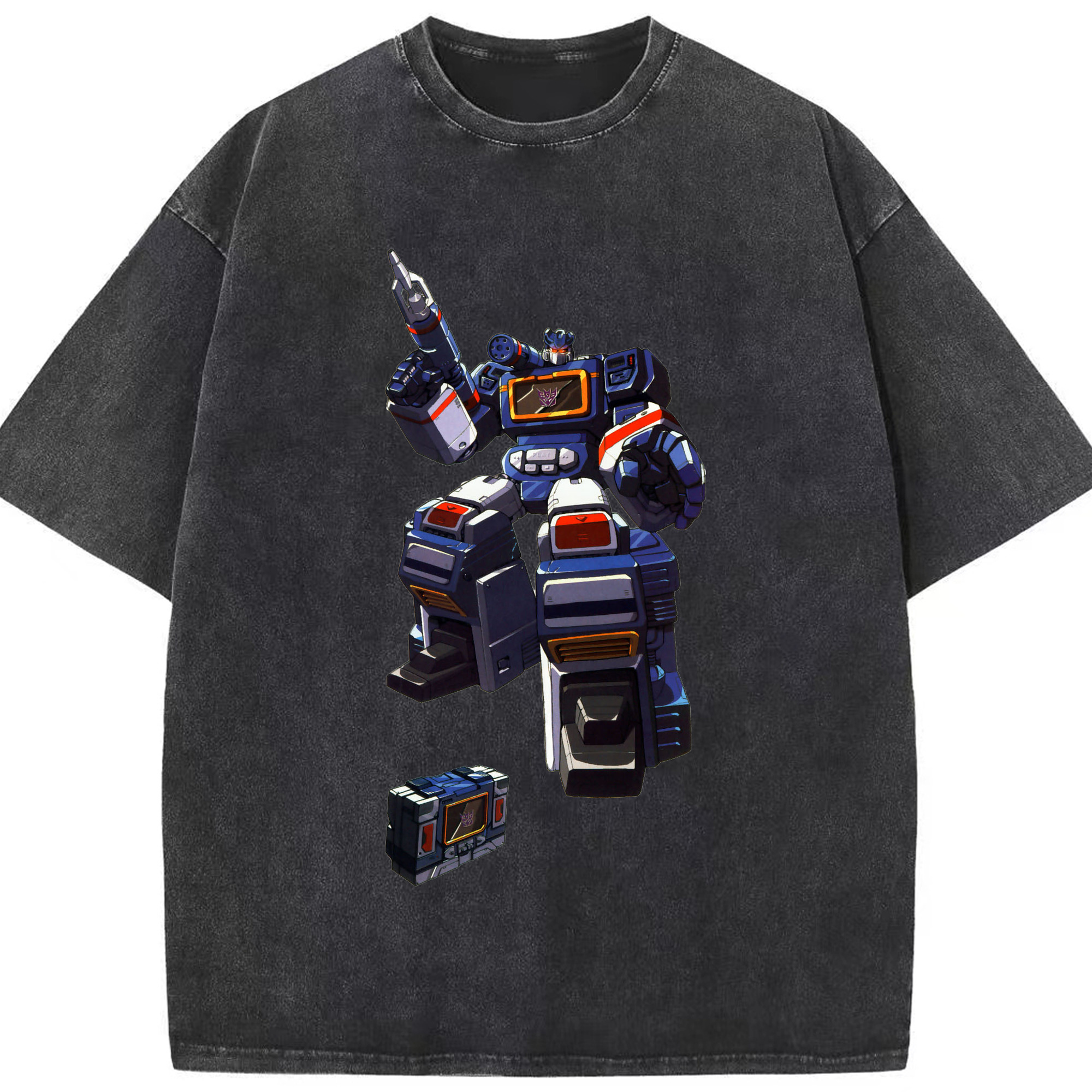 （画像用）  綿100% ヴィンテージ風 半袖Tシャツ（フロントプリント）